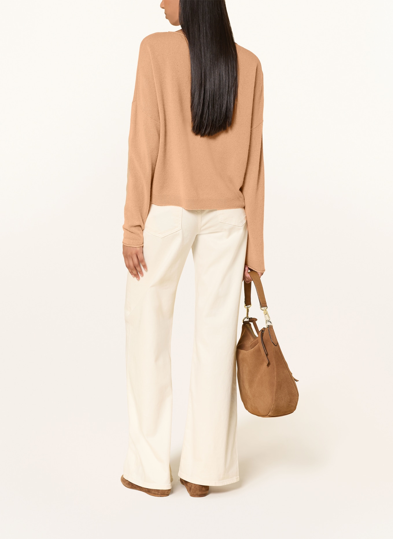 darling harbour Cashmere sweater: CAMEL