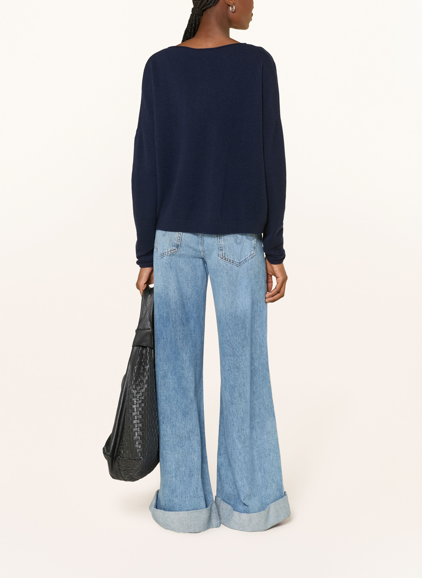 darling harbour Cashmere sweater: NAVY