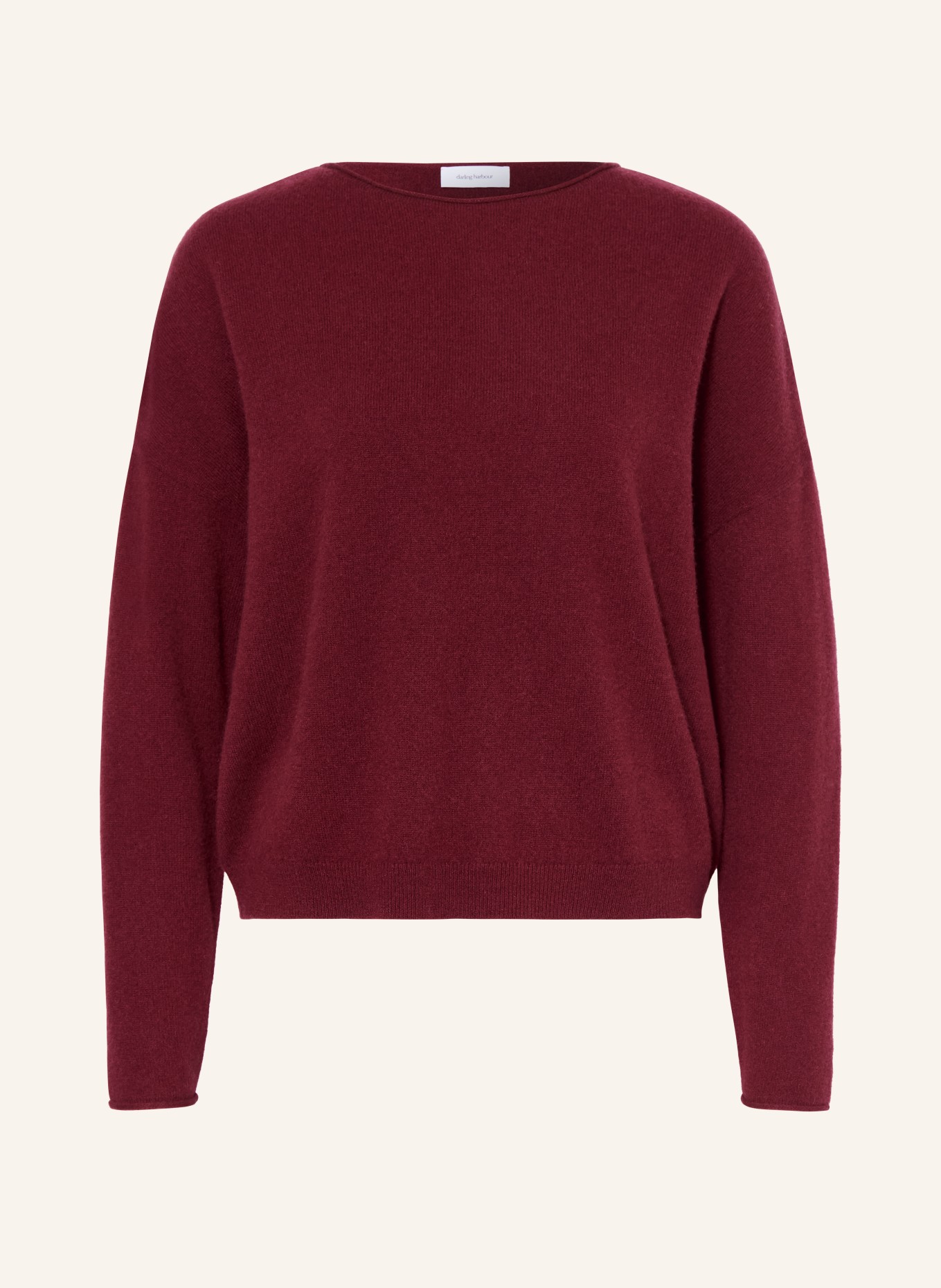 darling harbour Cashmere sweater: BORDEAUX