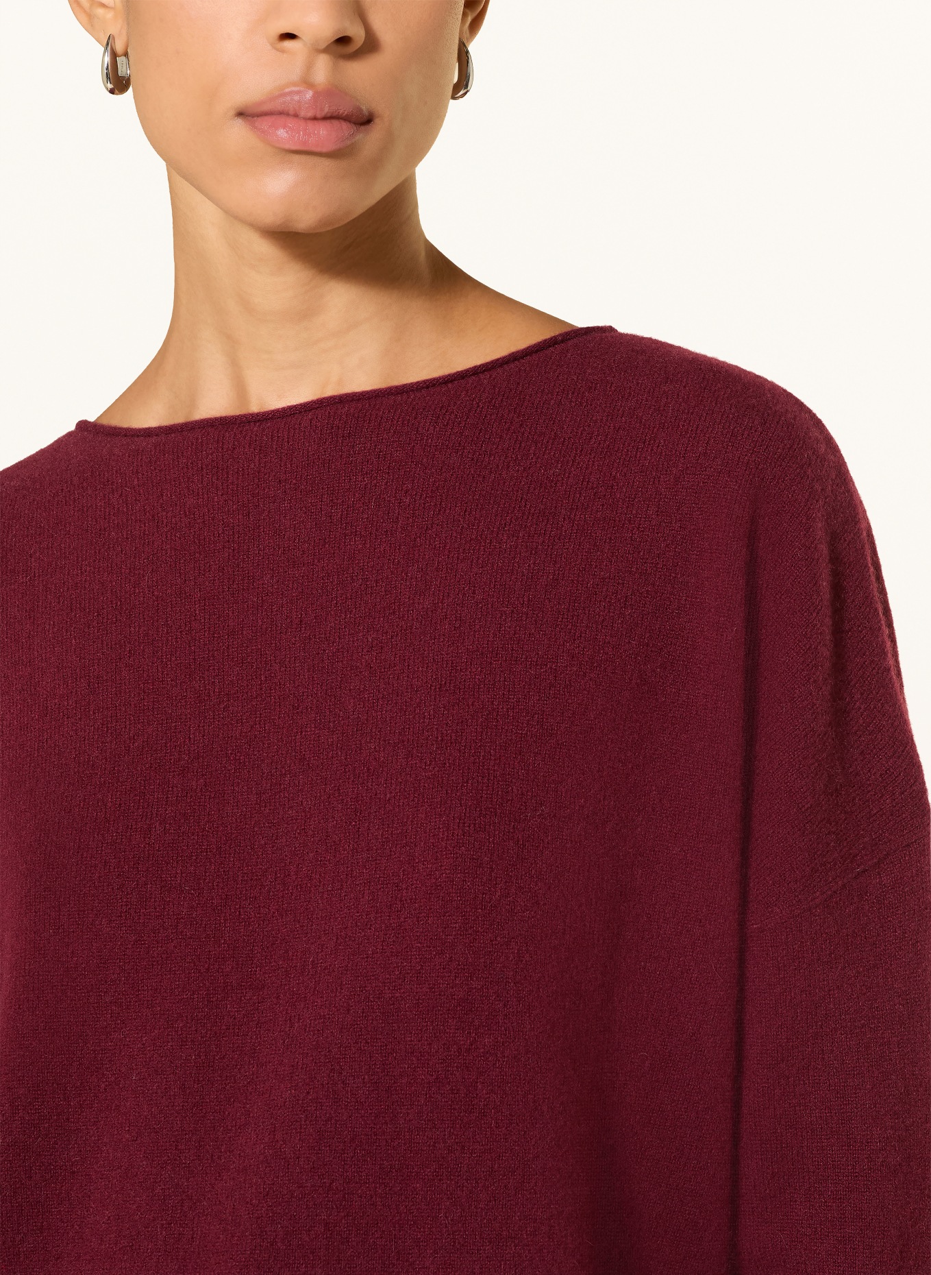 darling harbour Cashmere sweater: BORDEAUX