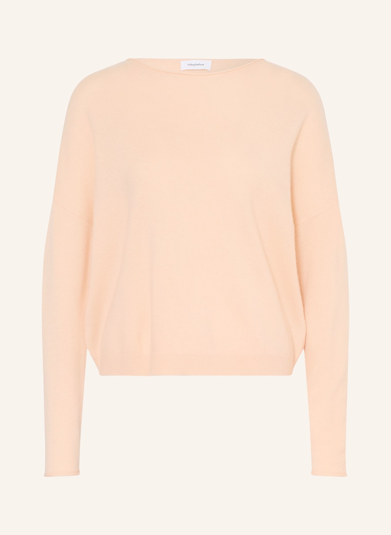 darling harbour Cashmere sweater: light apricot