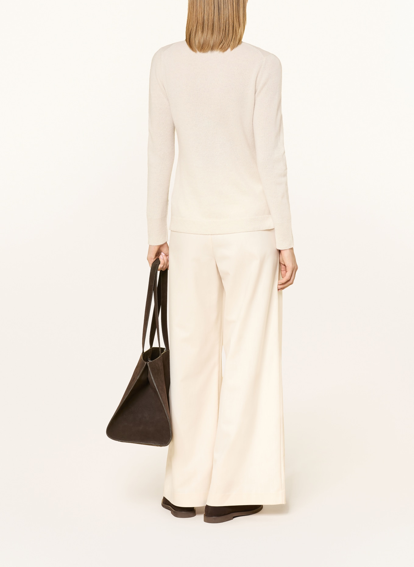 darling harbour Rollkragenpullover aus Cashmere: Oat Melange
