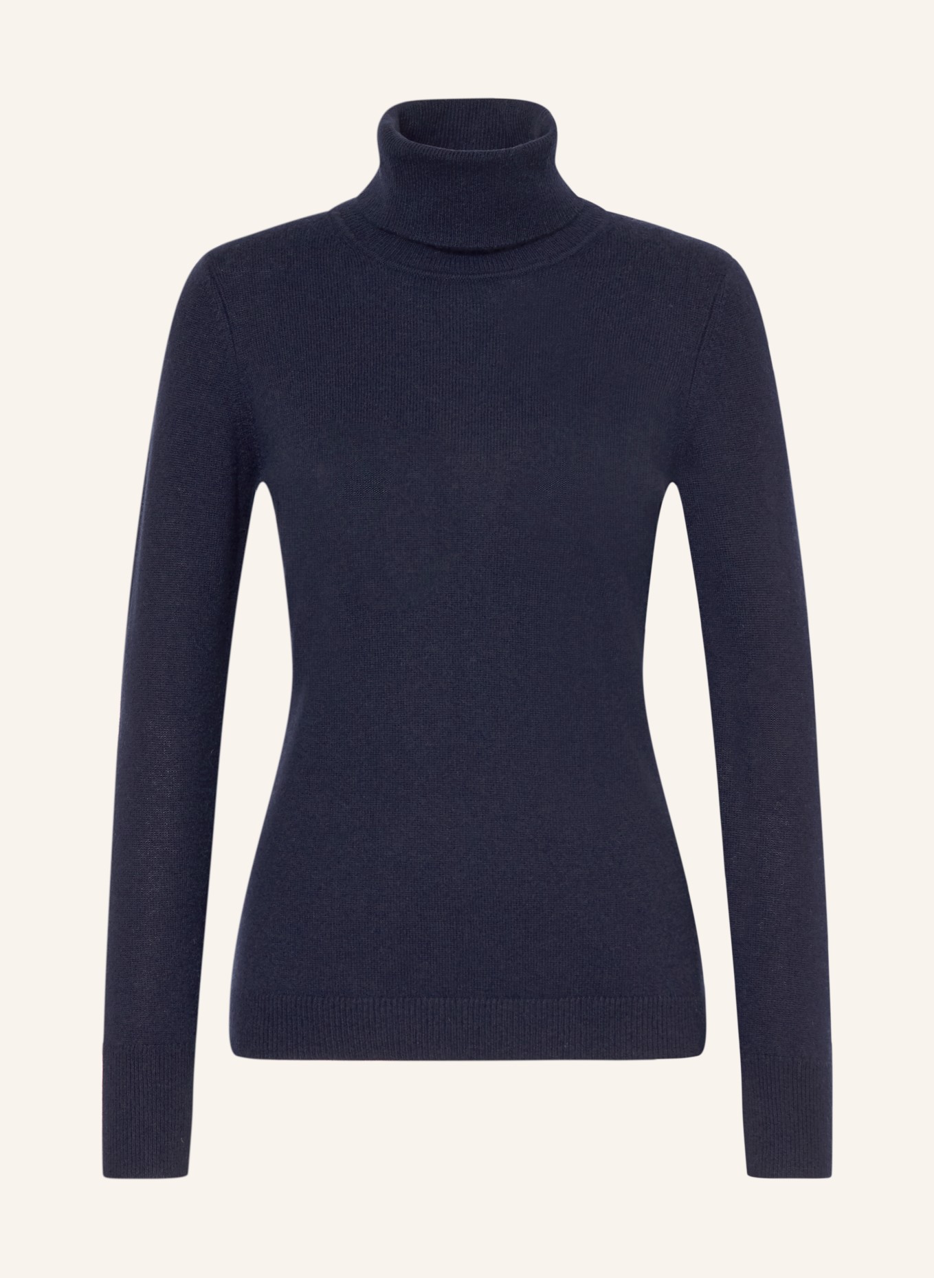 darling harbour Rollkragenpullover aus Cashmere: NAVY