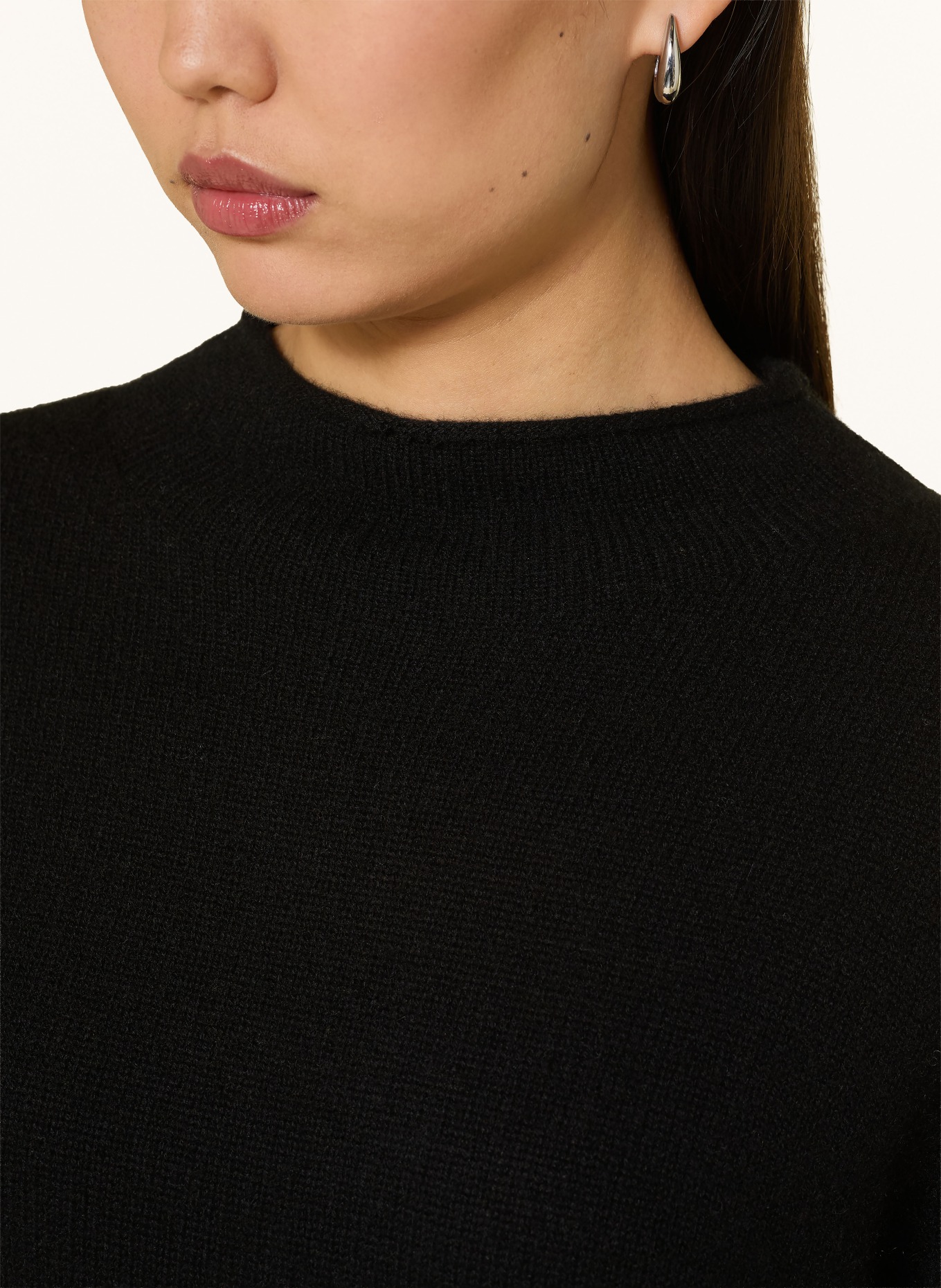 darling harbour Cashmere-Pullover: SCHWARZ