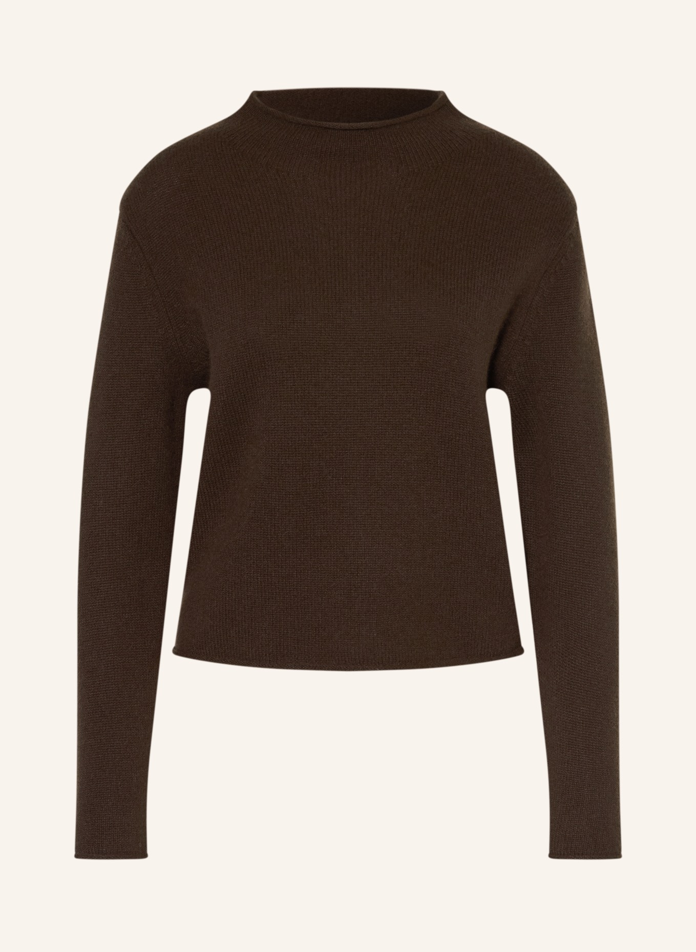 darling harbour Cashmere-Pullover: DUNKELBRAUN