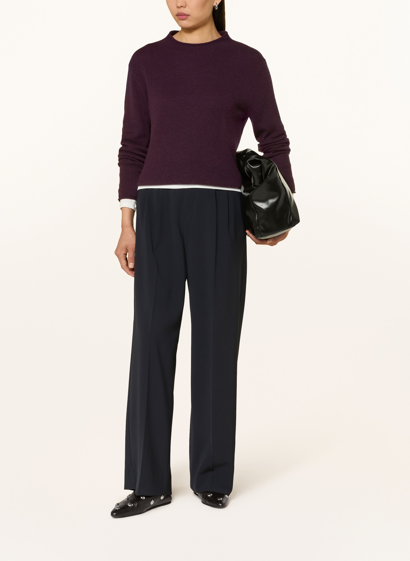 darling harbour Pull en cachemire: LILAS FONCÉ