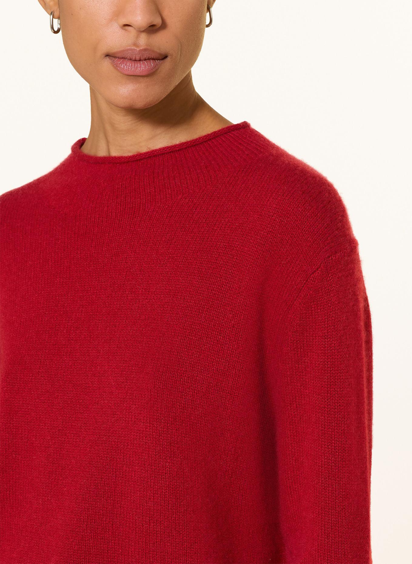 darling harbour Cashmere-Pullover: BRICK RED