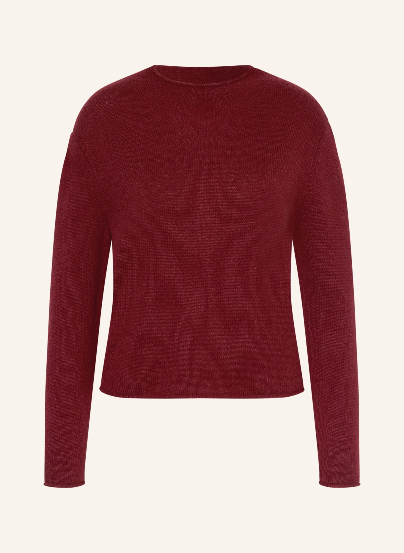 darling harbour Cashmere-Pullover: DUNKELROT
