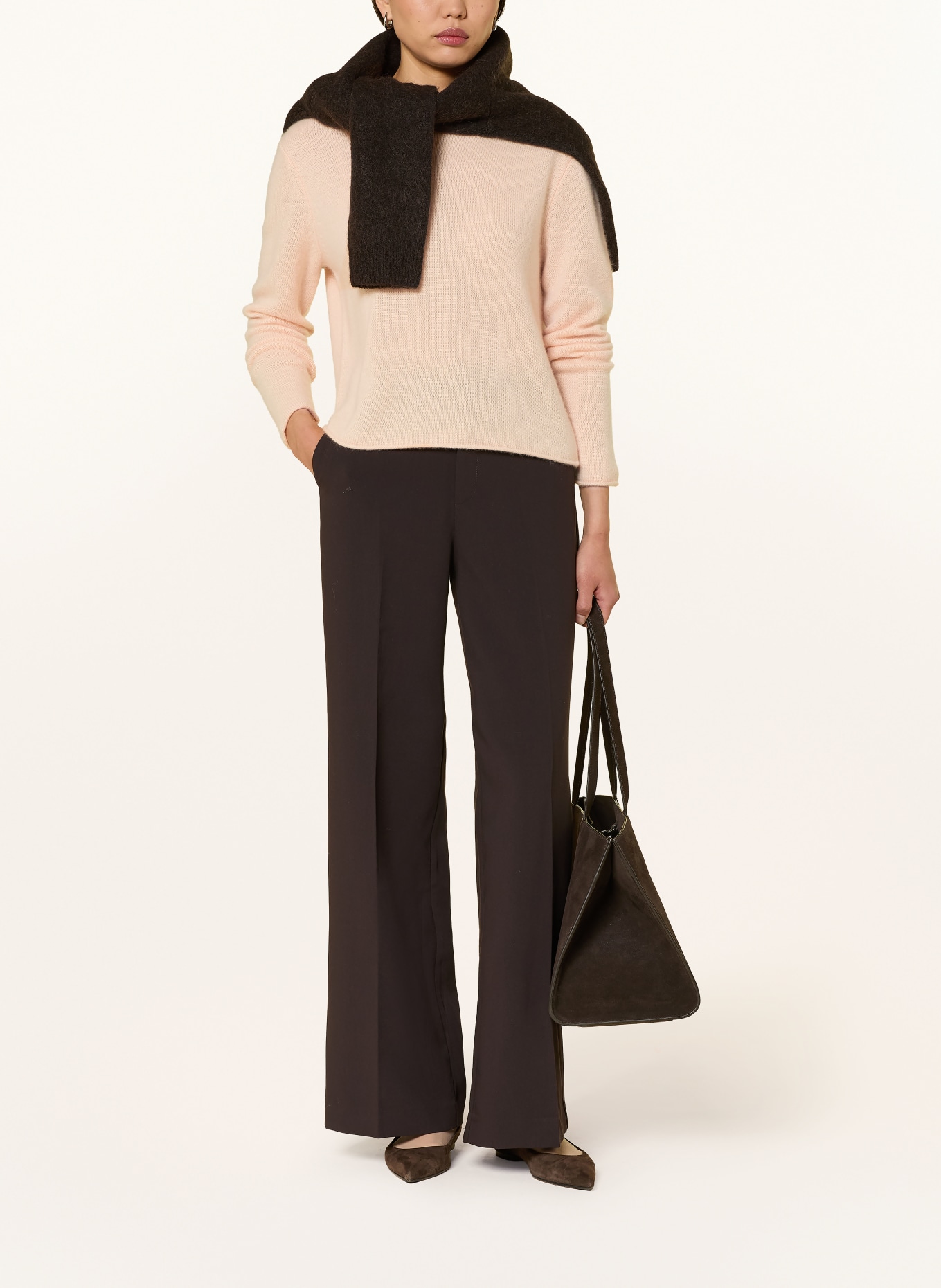 darling harbour Cashmere-Pullover: HELLORANGE