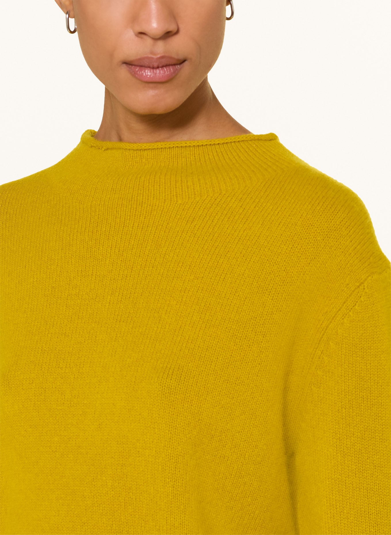 darling harbour Cashmere-Pullover: olive gold