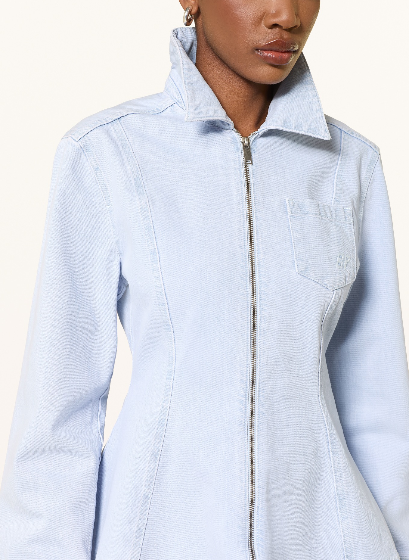 BAUM UND PFERDGARTEN Džínová bunda BILAN: C7576 Light Denim Rinse