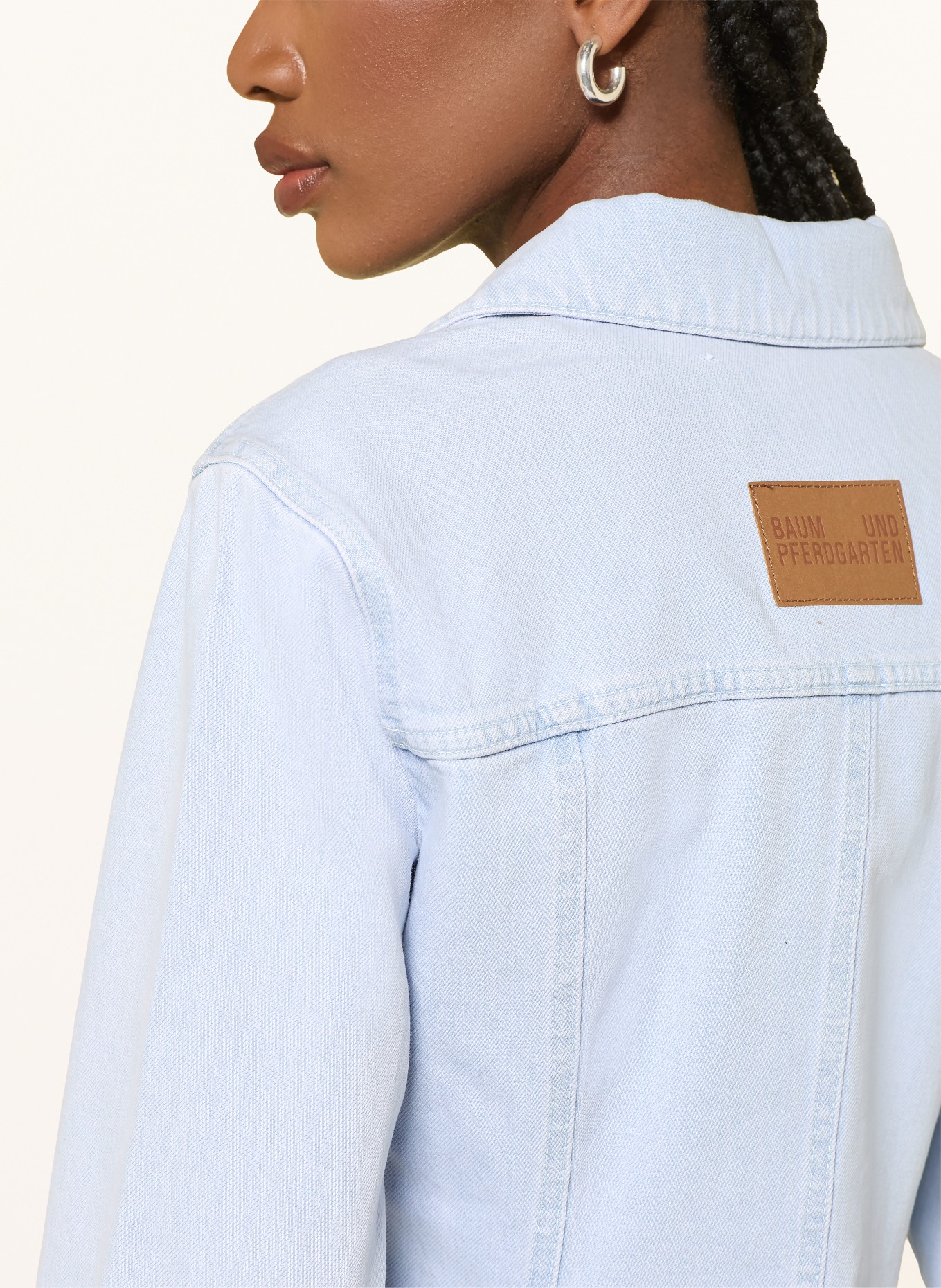 BAUM UND PFERDGARTEN Džínová bunda BILAN: C7576 Light Denim Rinse