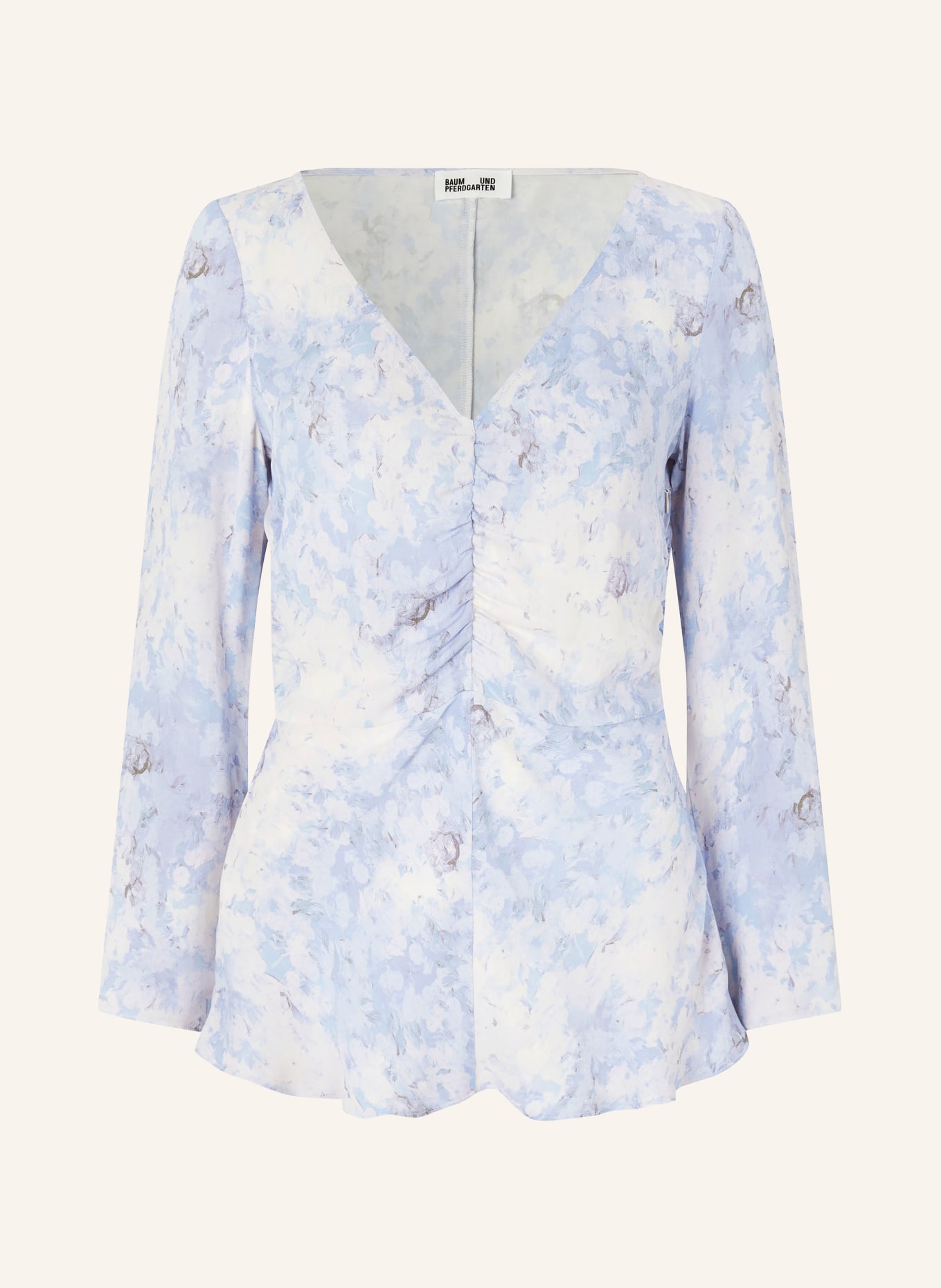 BAUM UND PFERDGARTEN MALLIE Blouse Shirt: LIGHT PURPLE / PURPLE