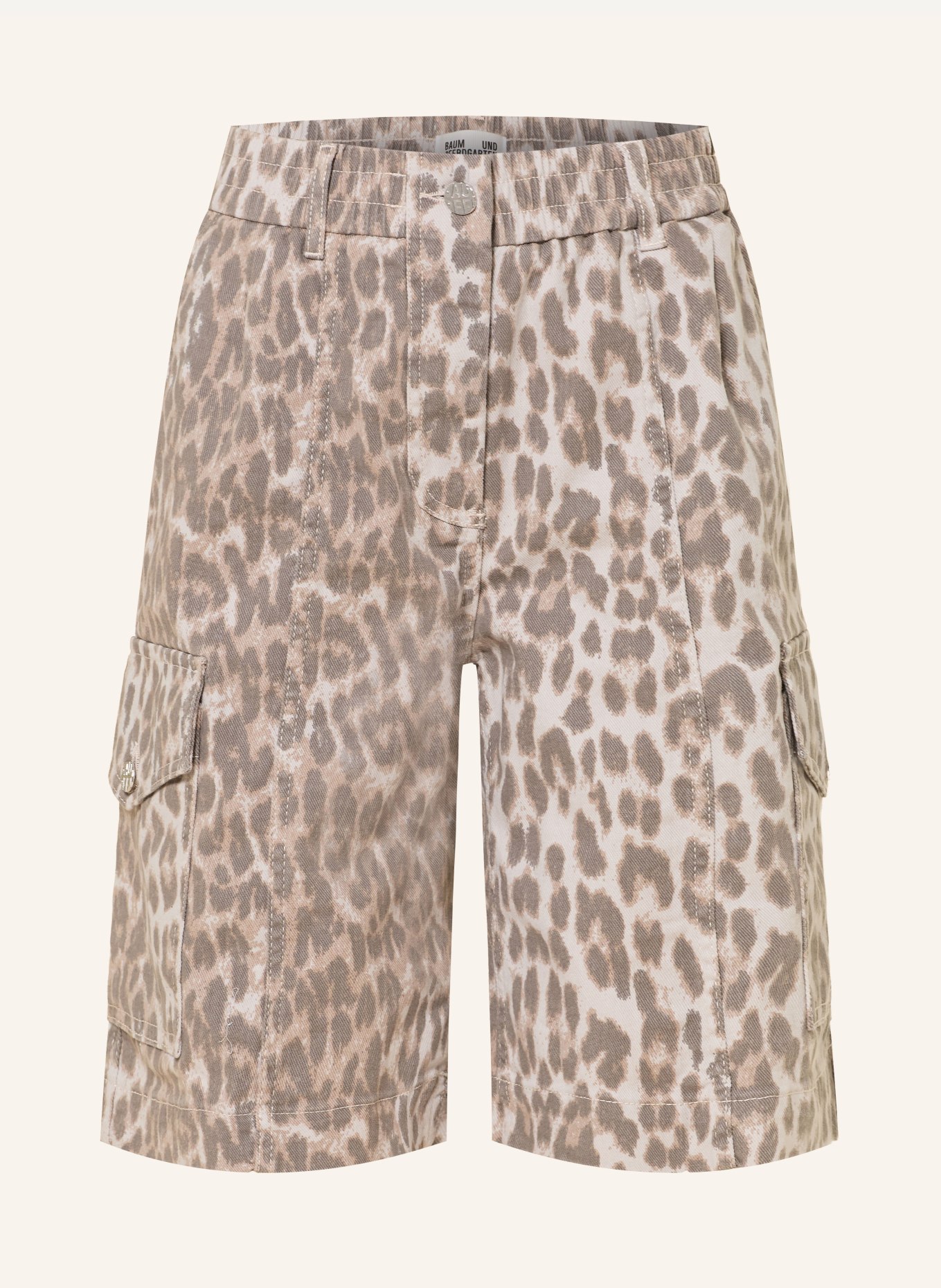 BAUM UND PFERDGARTEN Jeans-Bermudas NEETO: C8224 Leopard Corduroy Mix