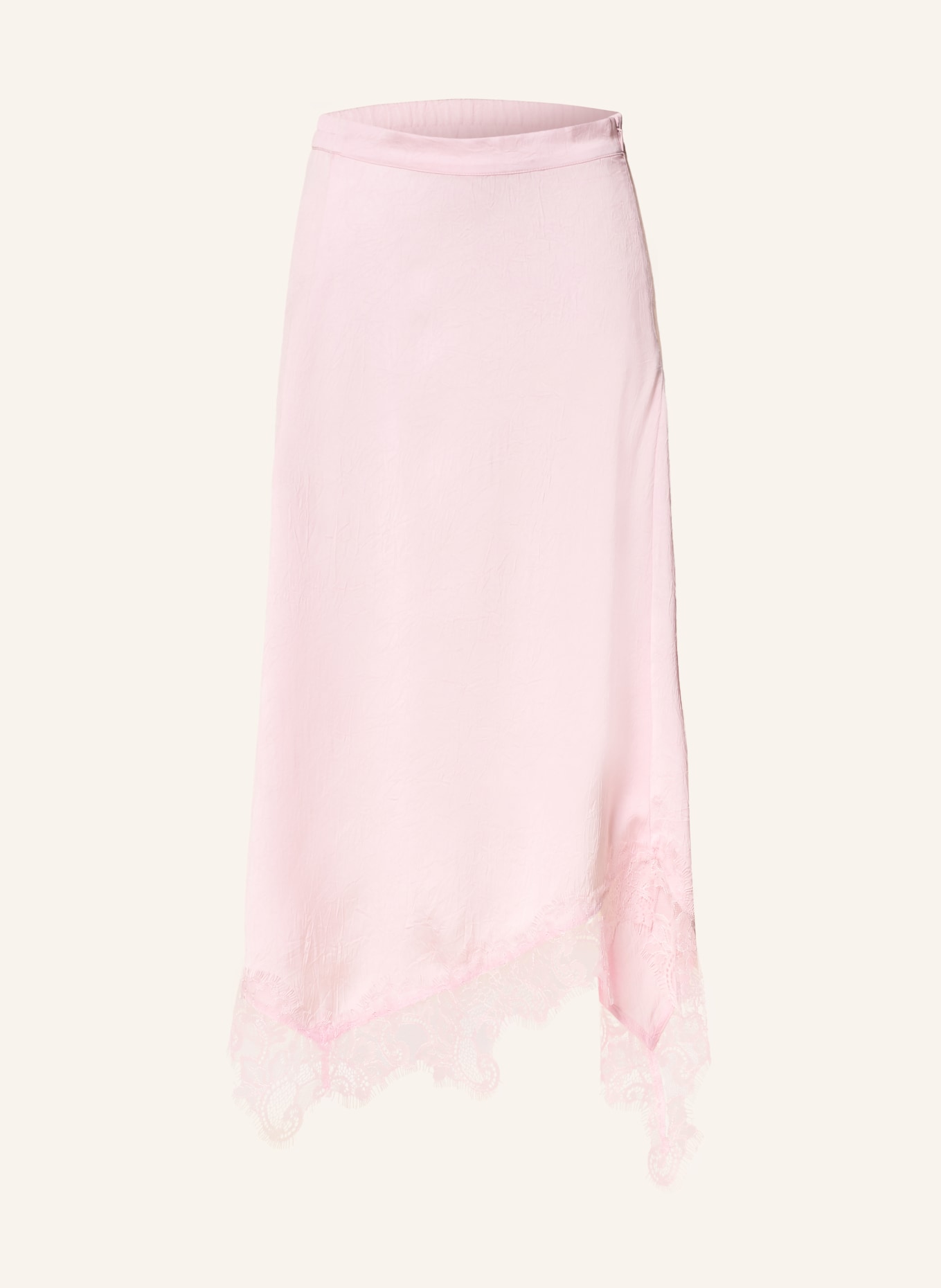 BAUM UND PFERDGARTEN Rock SOPHIE mit Spitze: HELLROSA