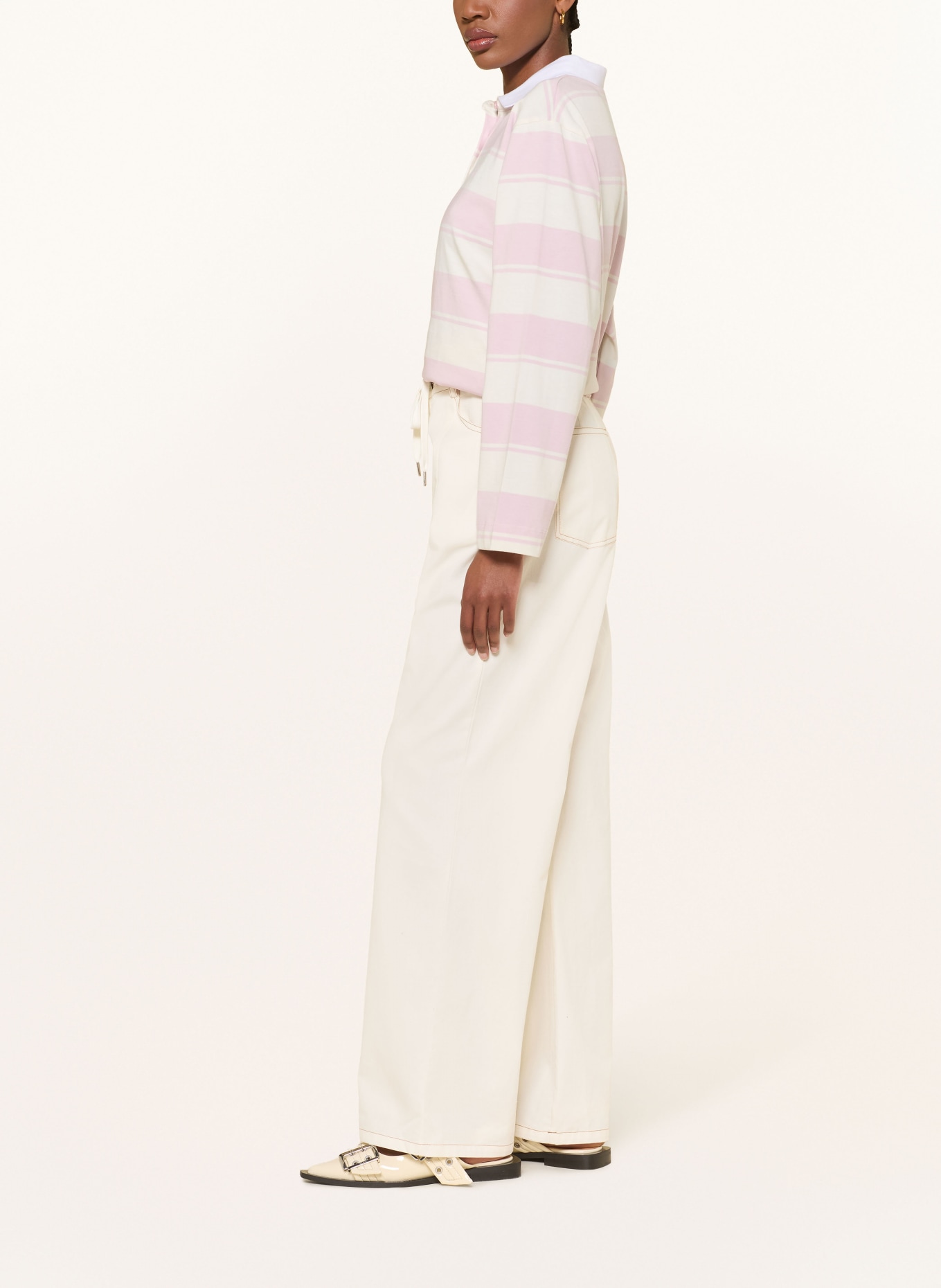 BAUM UND PFERDGARTEN Spodnie Marlene NANNY w stylu jeansowym: ECRU