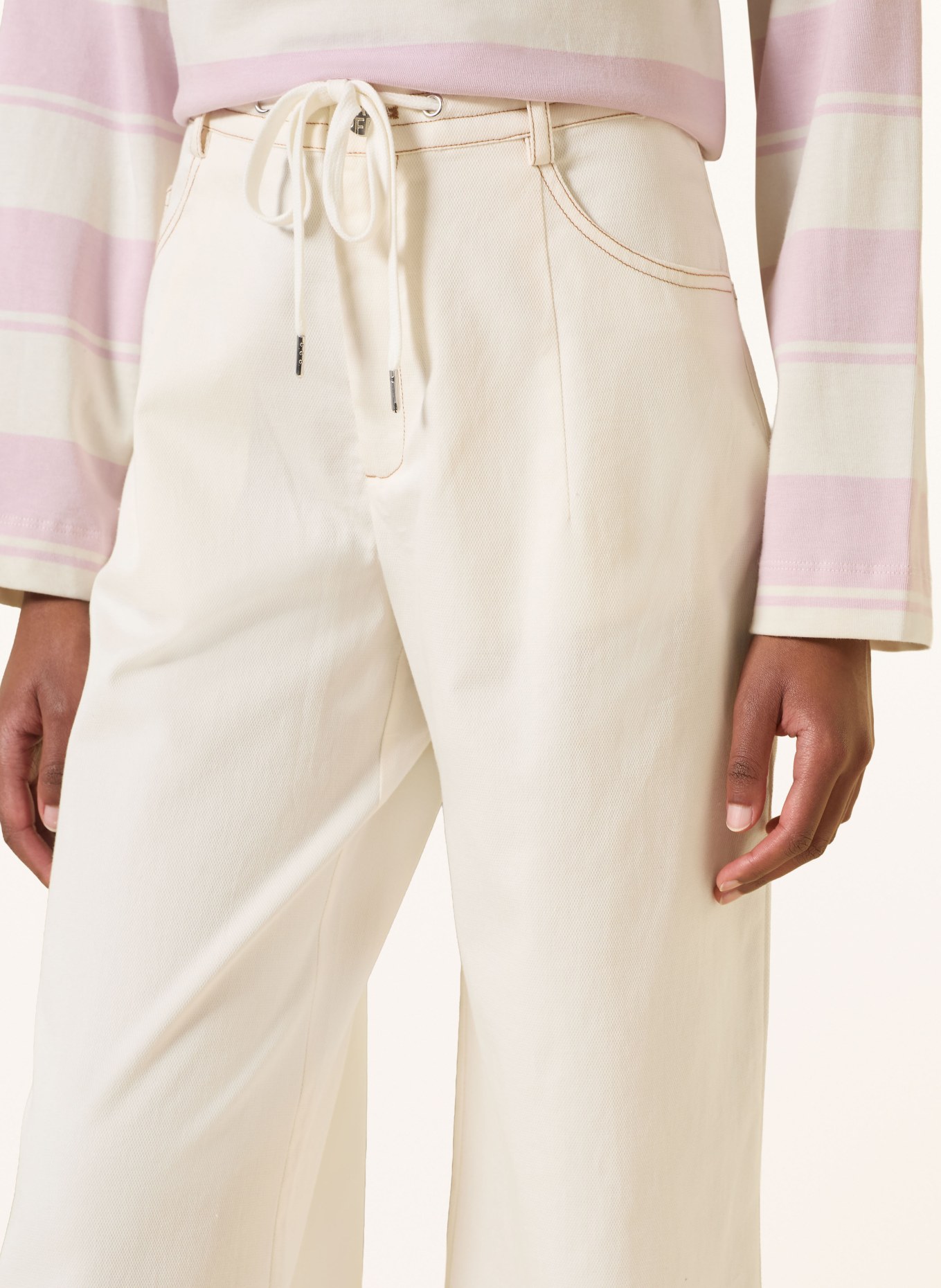 BAUM UND PFERDGARTEN Spodnie Marlene NANNY w stylu jeansowym: ECRU