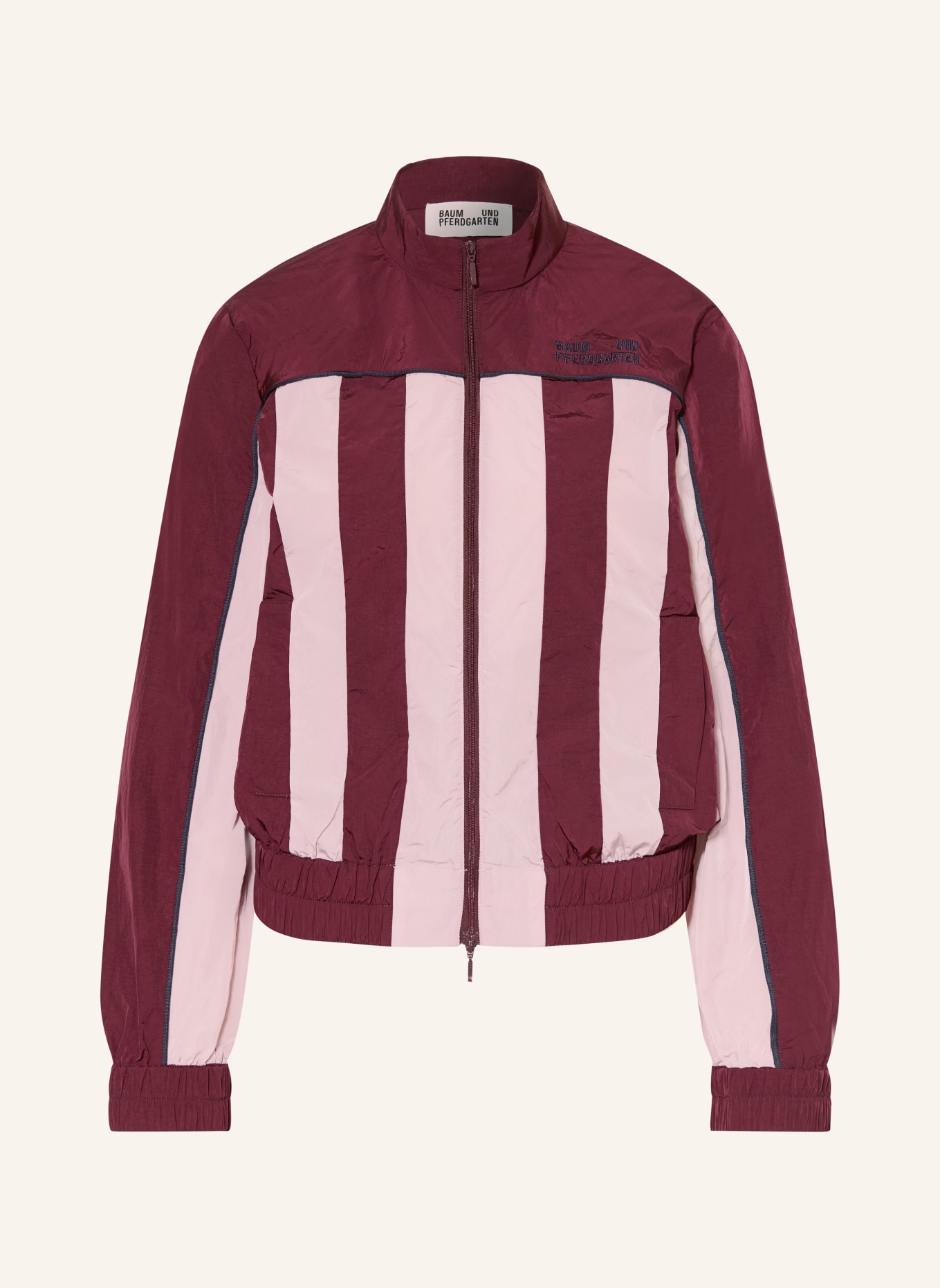 BAUM UND PFERDGARTEN Blouson BETTIE: MØRKERØD / ROSÉ