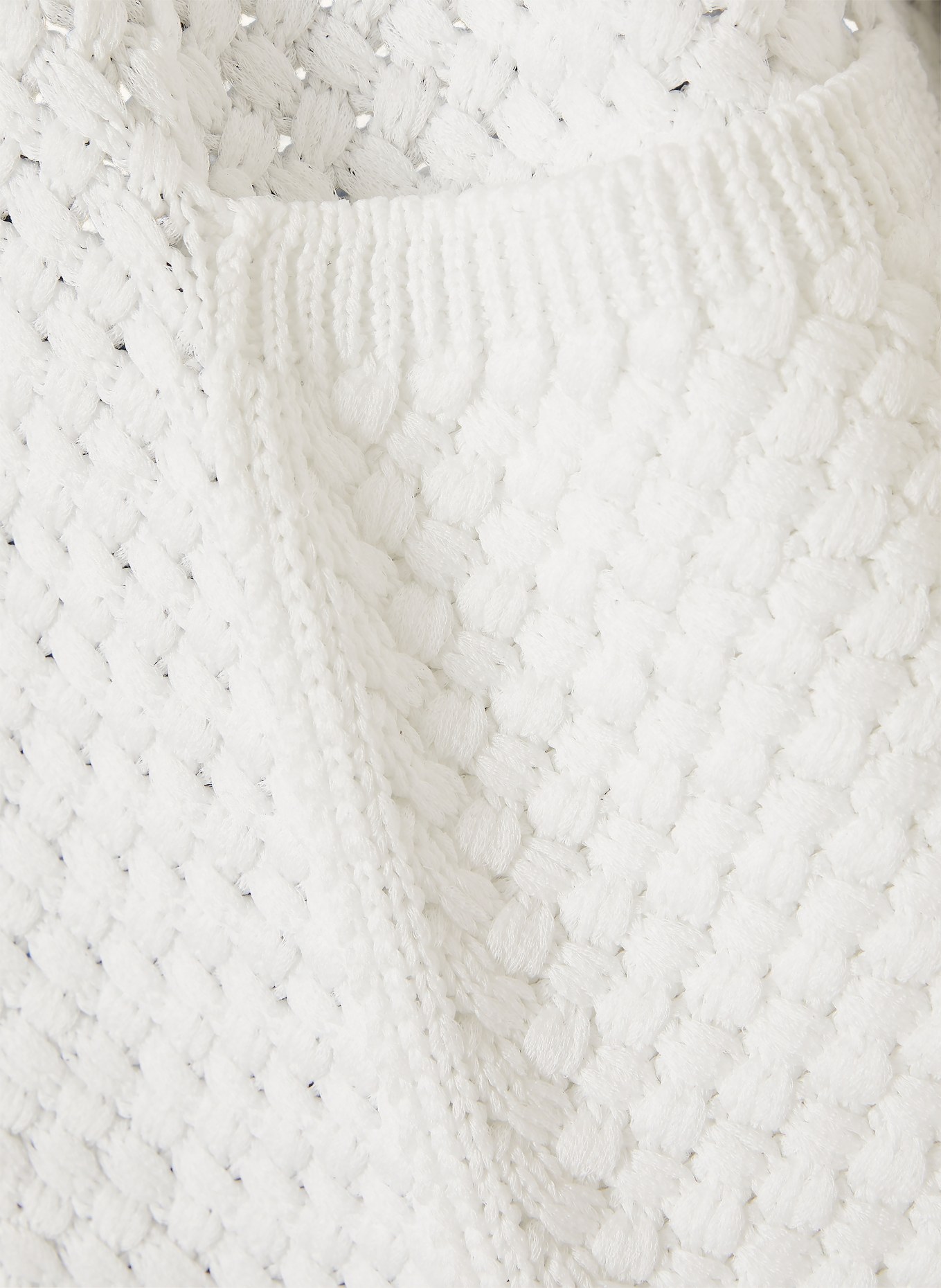 IRIS von ARNIM Knit cover with 3/4 sleeves: ECRU