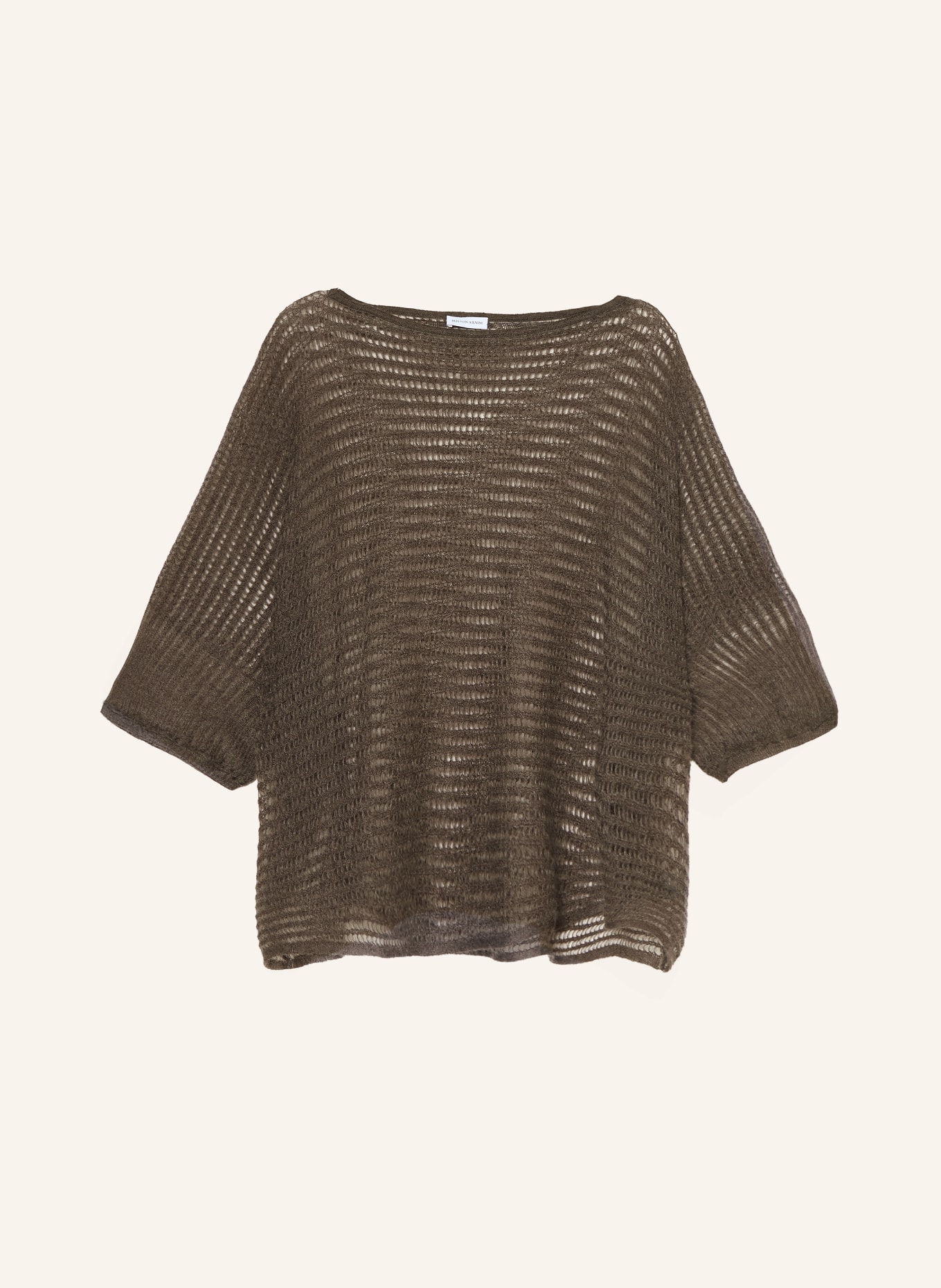 IRIS von ARNIM Pletené tričko MIREVA: ČERNOŠEDÁ
