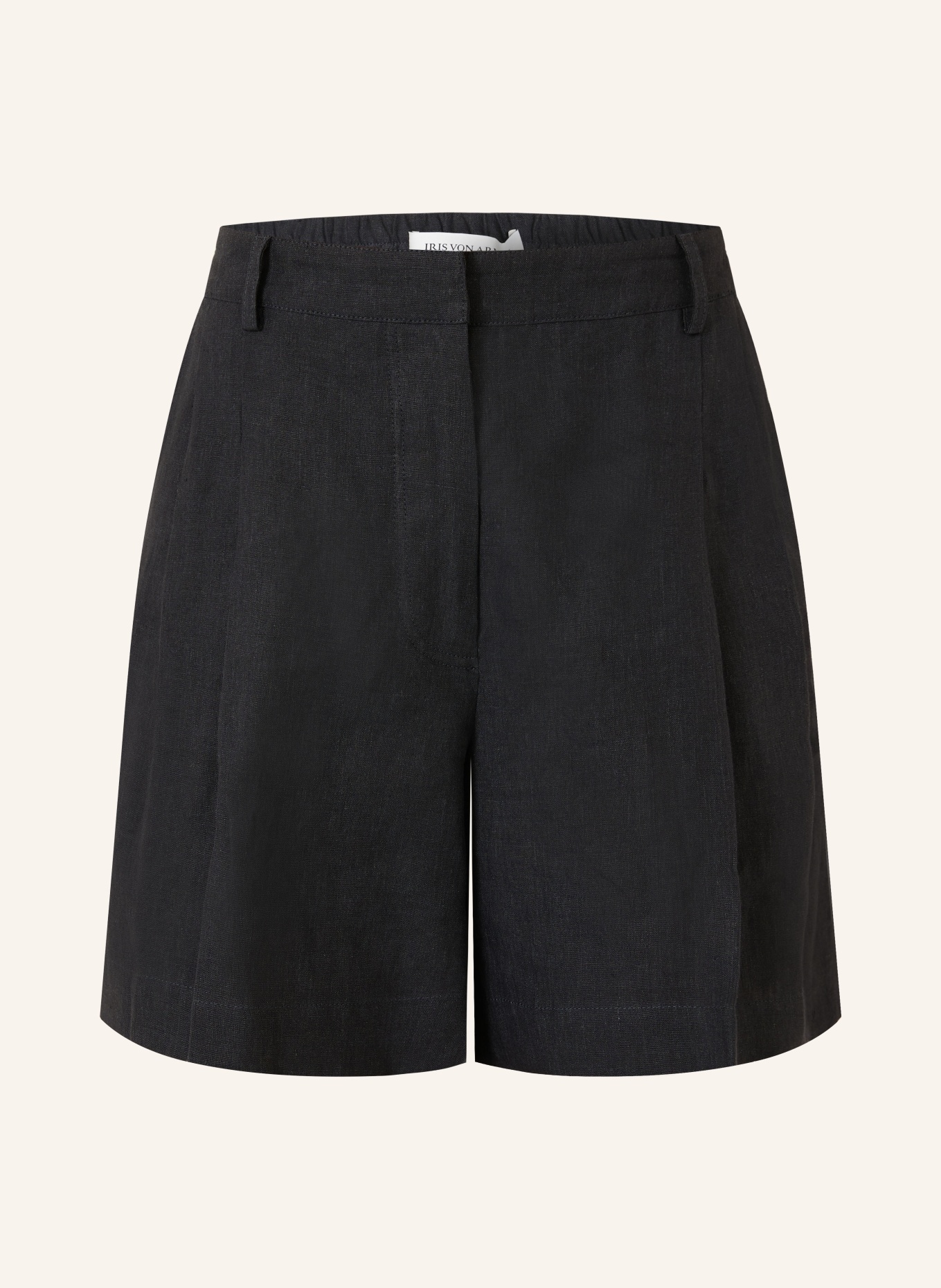 IRIS von ARNIM Leinenshorts SEYCHELL: SCHWARZ