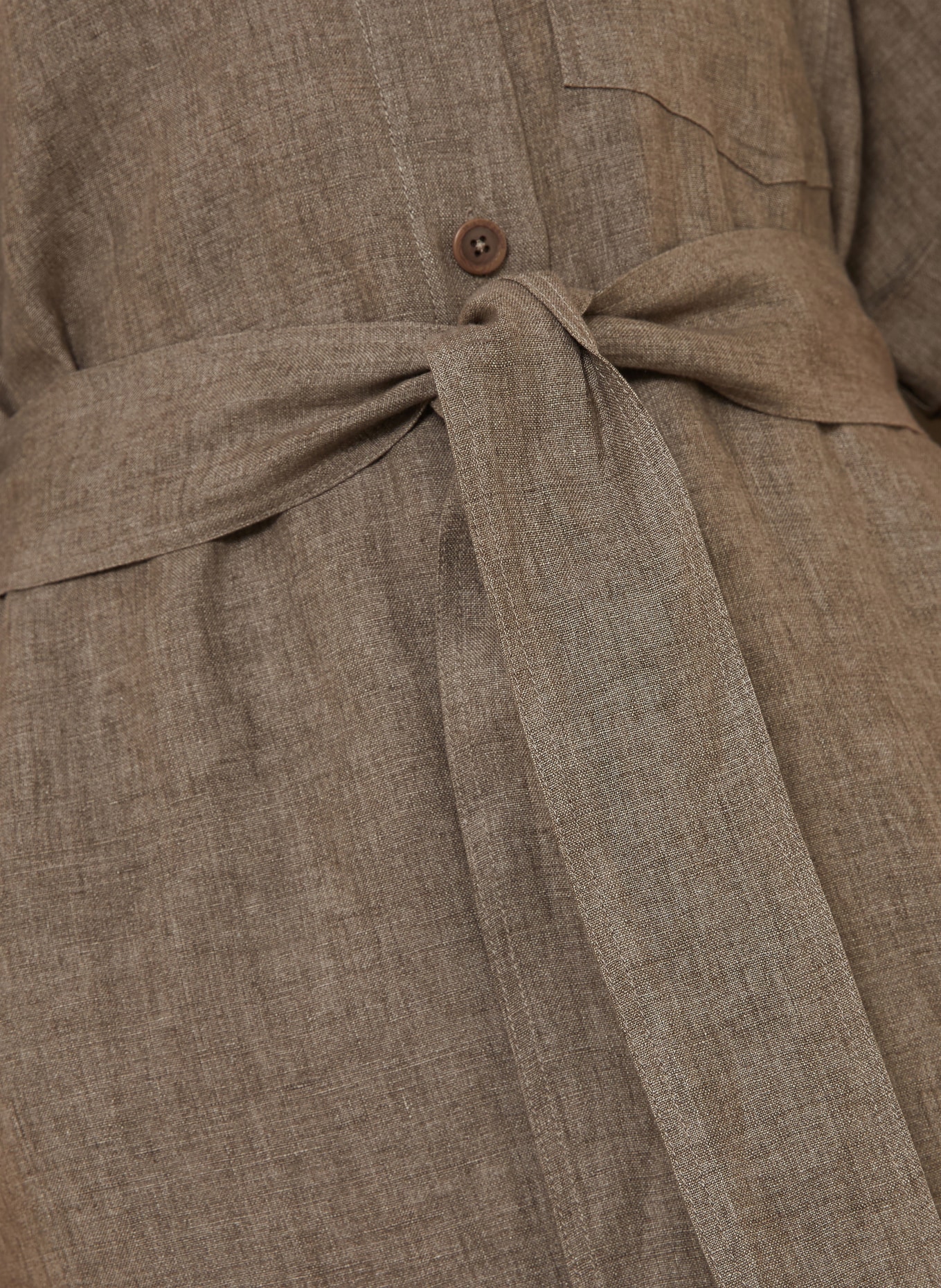 IRIS von ARNIM Lněné šaty SANTALUZ: ČERNOŠEDÁ