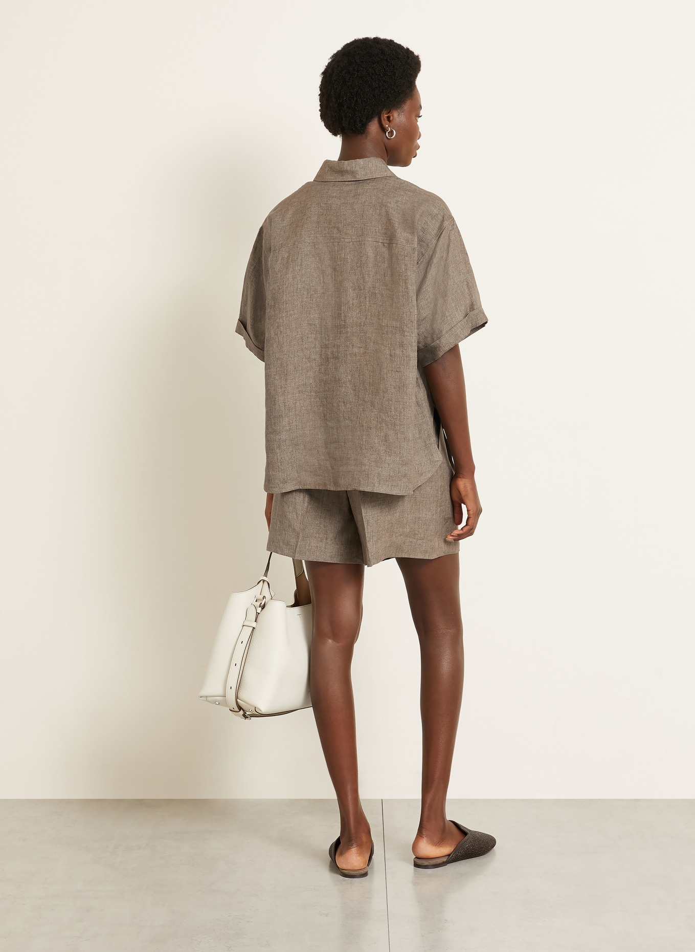 IRIS von ARNIM Hemdbluse SARDINIA: TAUPE