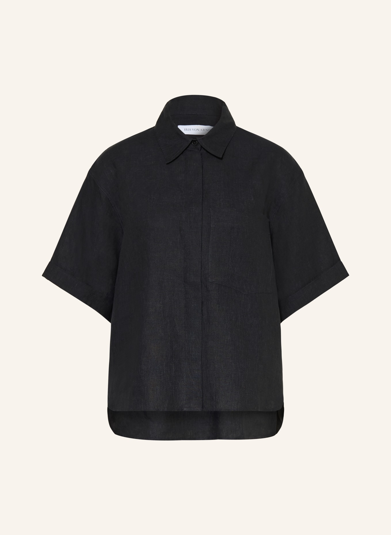 IRIS von ARNIM Hemdbluse SARDINIA: SCHWARZ