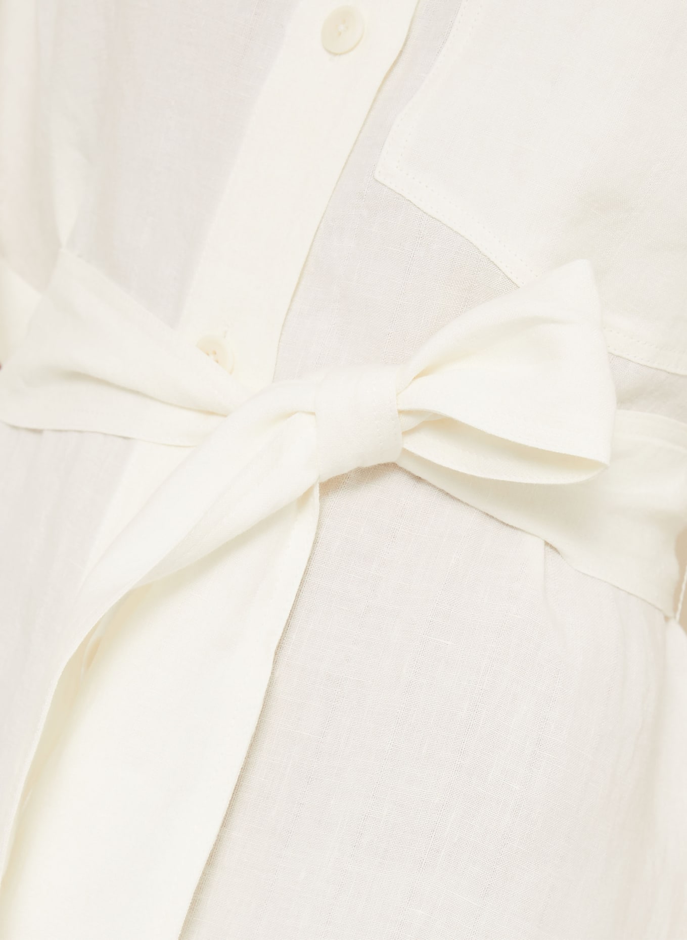 IRIS von ARNIM Lněné šaty SANTALUZ: BÍLÁ