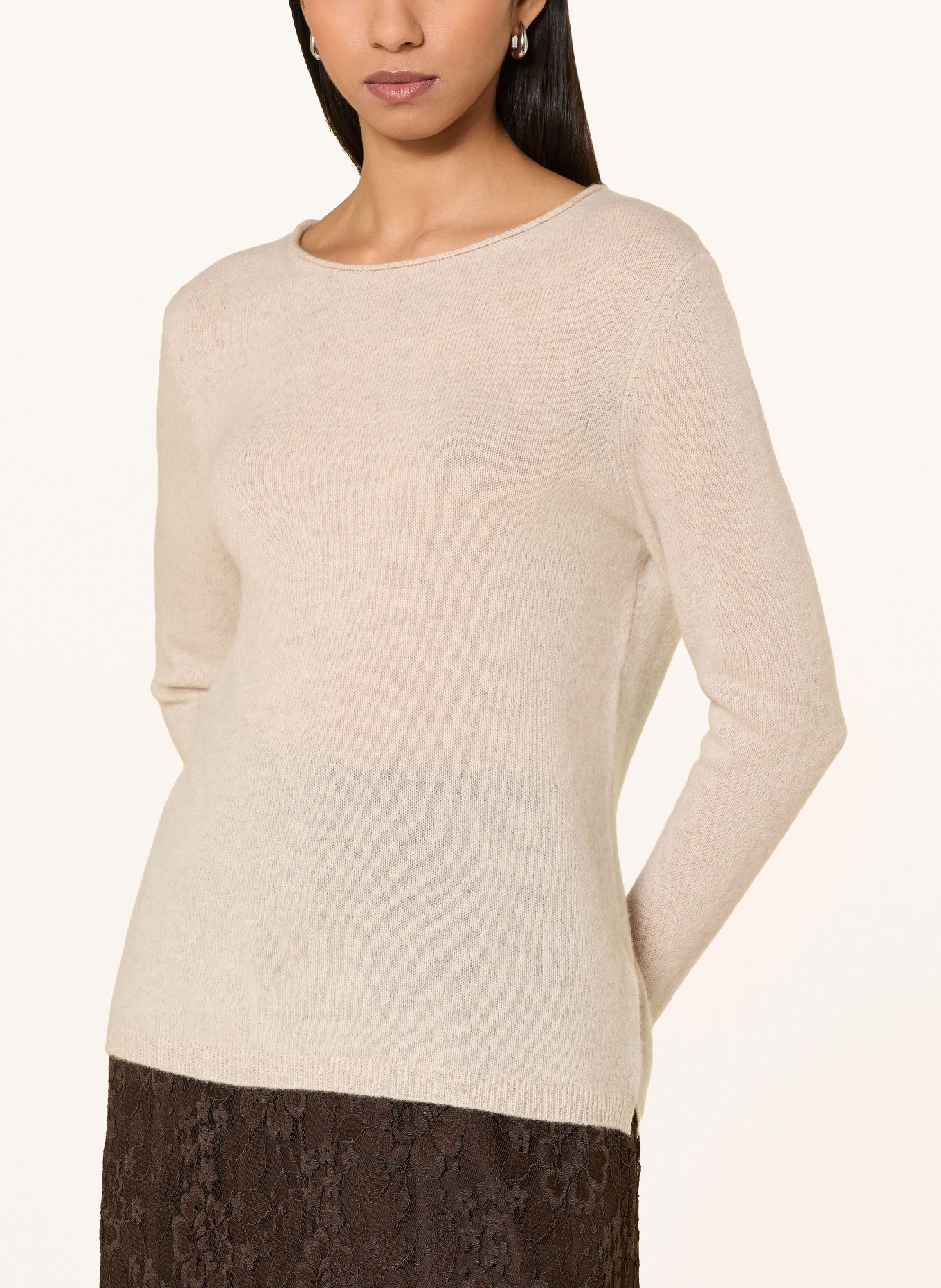 darling harbour Cashmere-Pullover: pebble melange