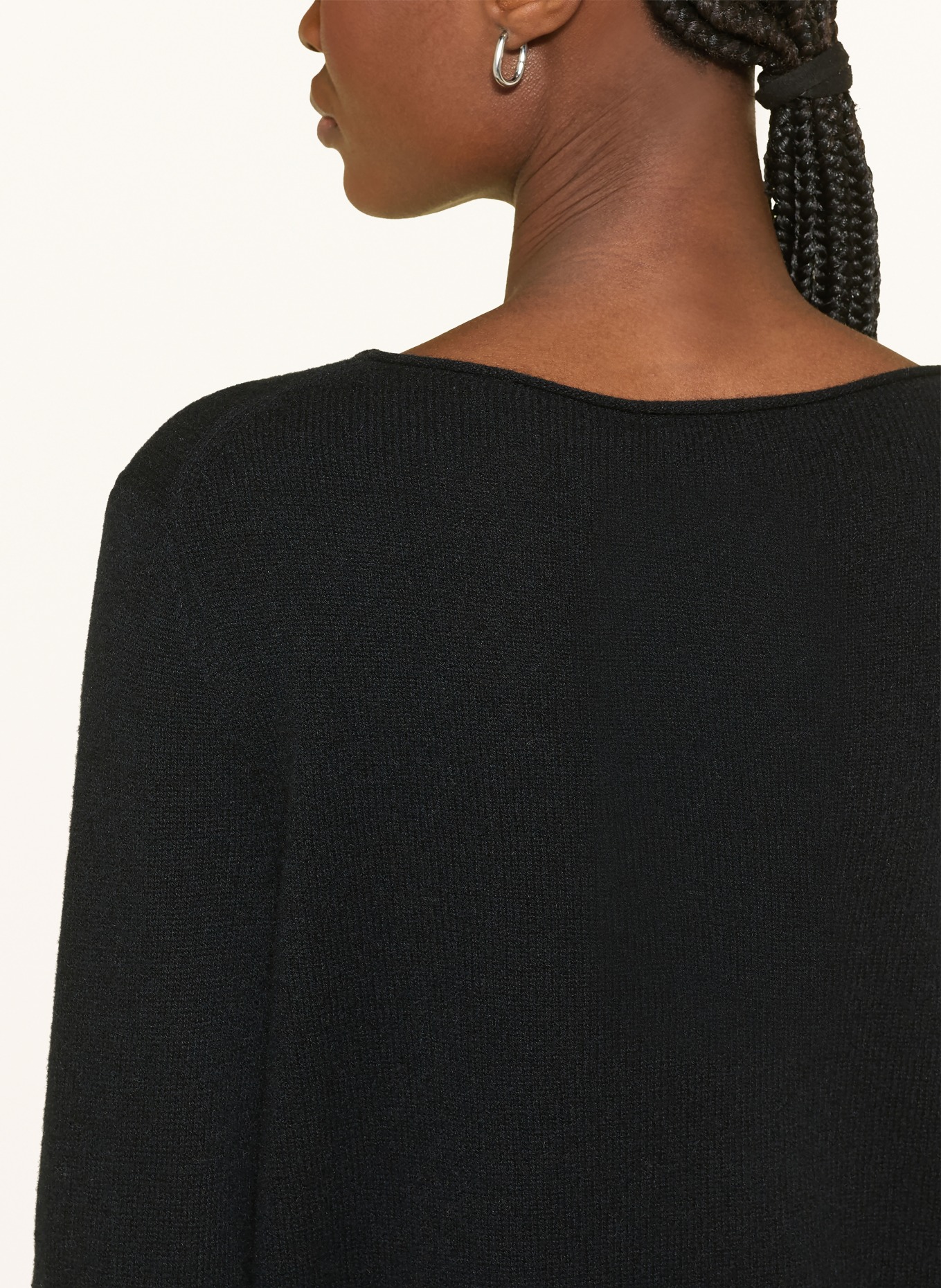 darling harbour Cashmere-Pullover: BLACK