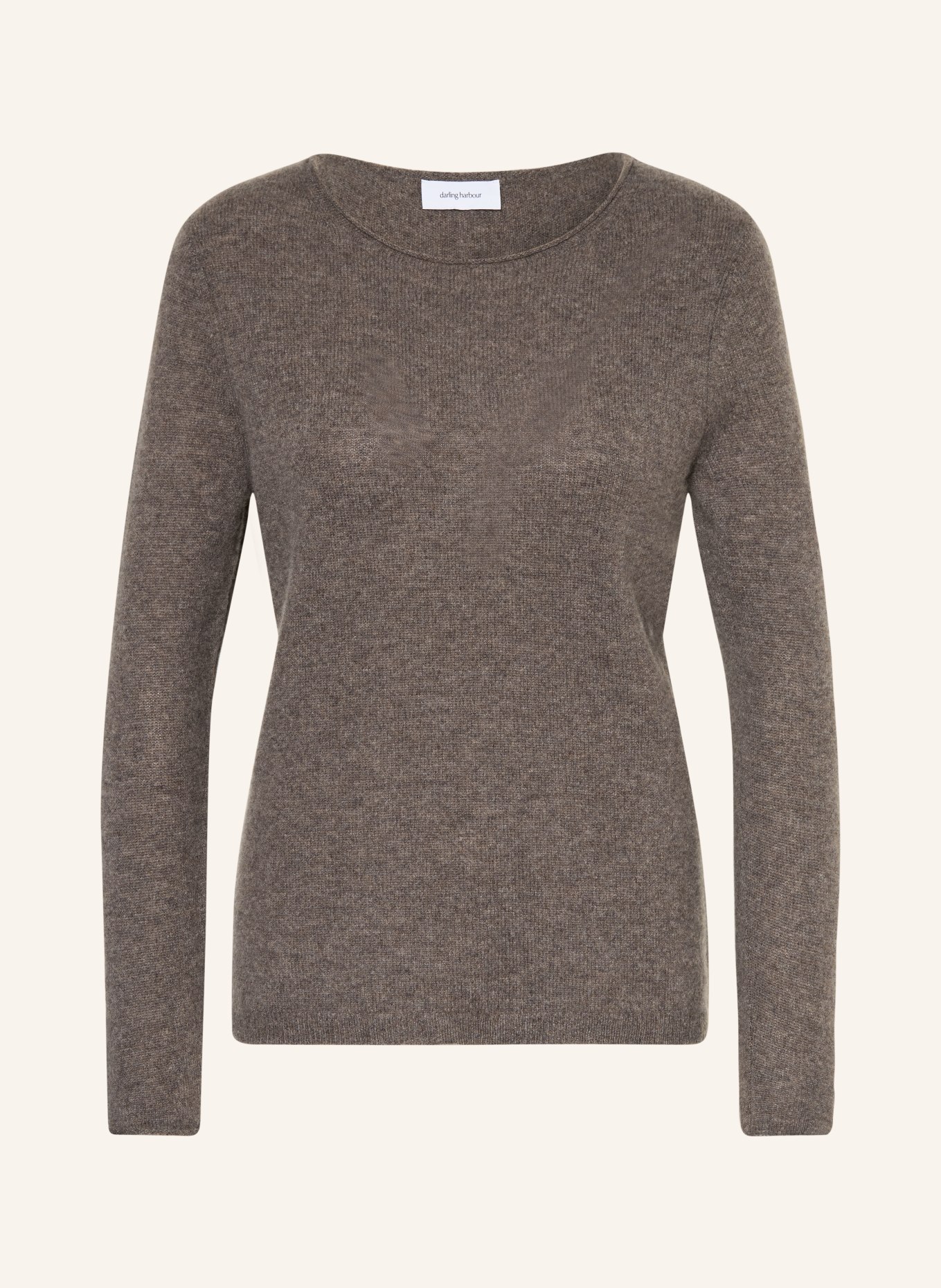 darling harbour Cashmere-Pullover: truffle melange