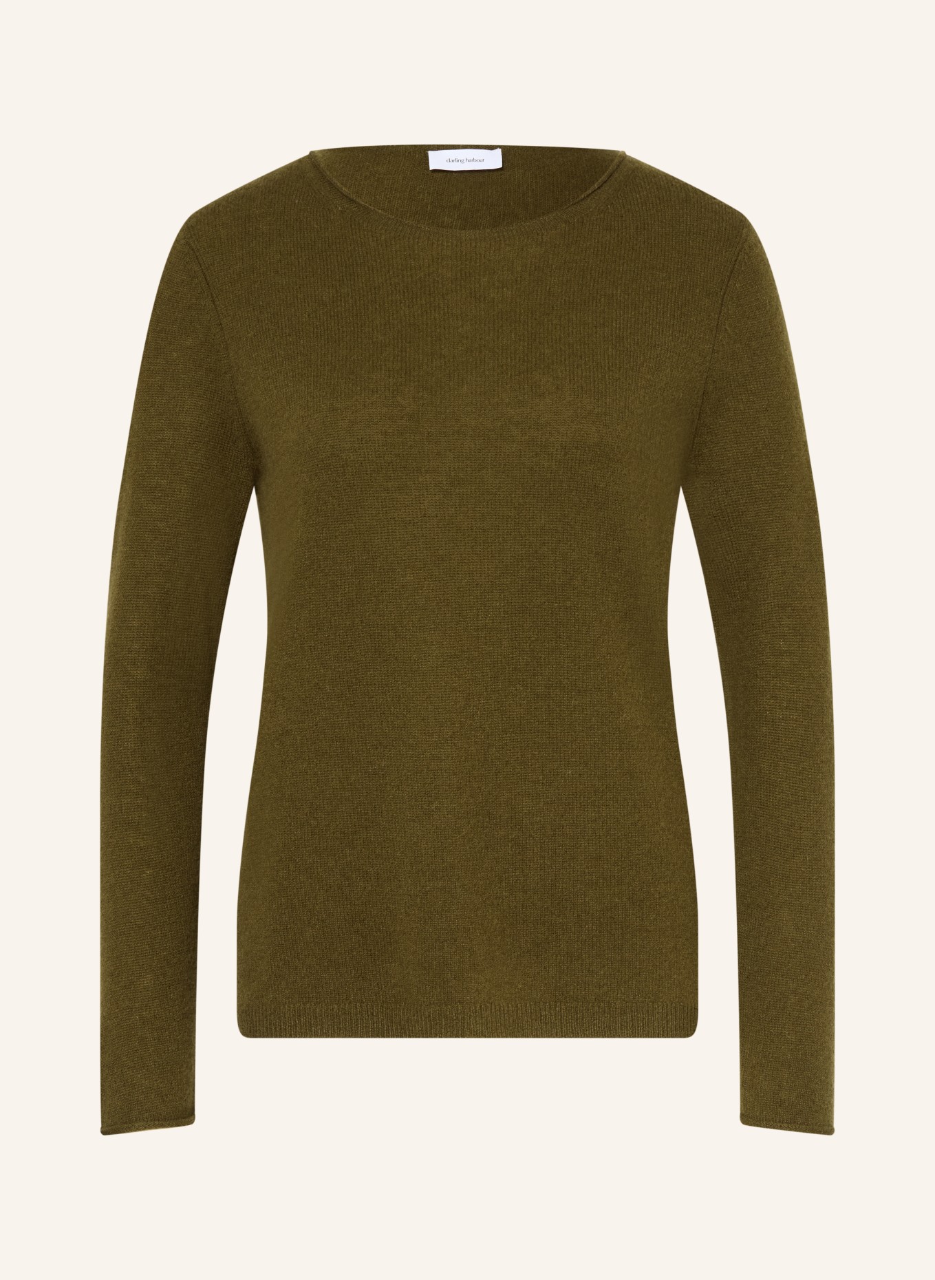 darling harbour Cashmere sweater: OLIVE