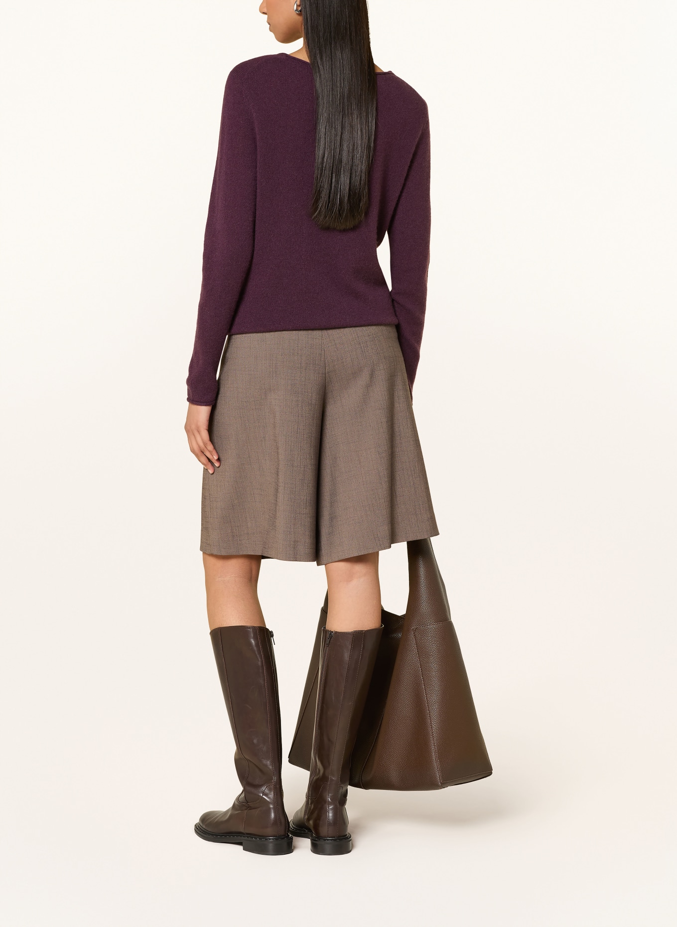 darling harbour Pull en cachemire: PLUM