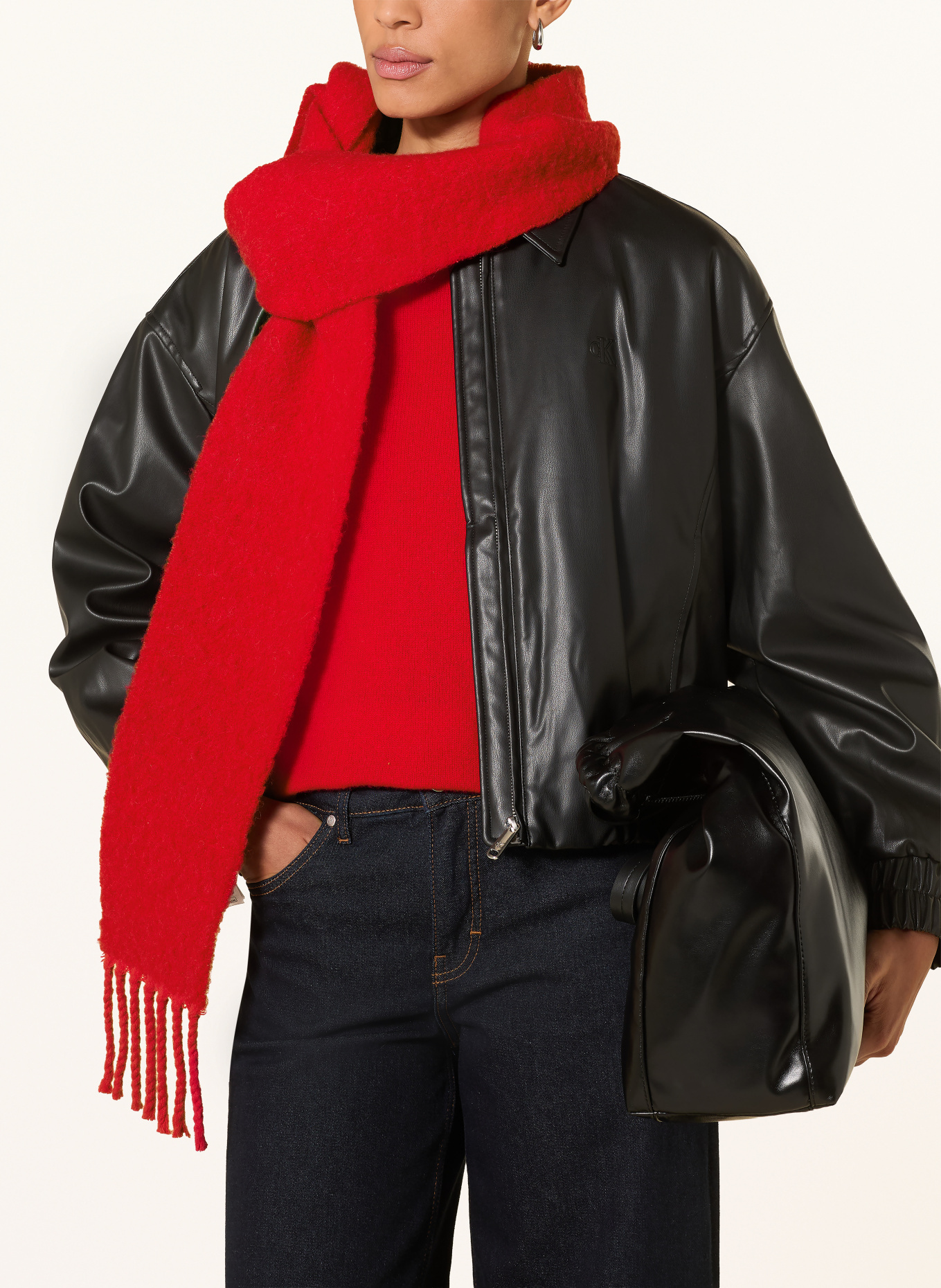darling harbour Cashmere-Pullover: RED
