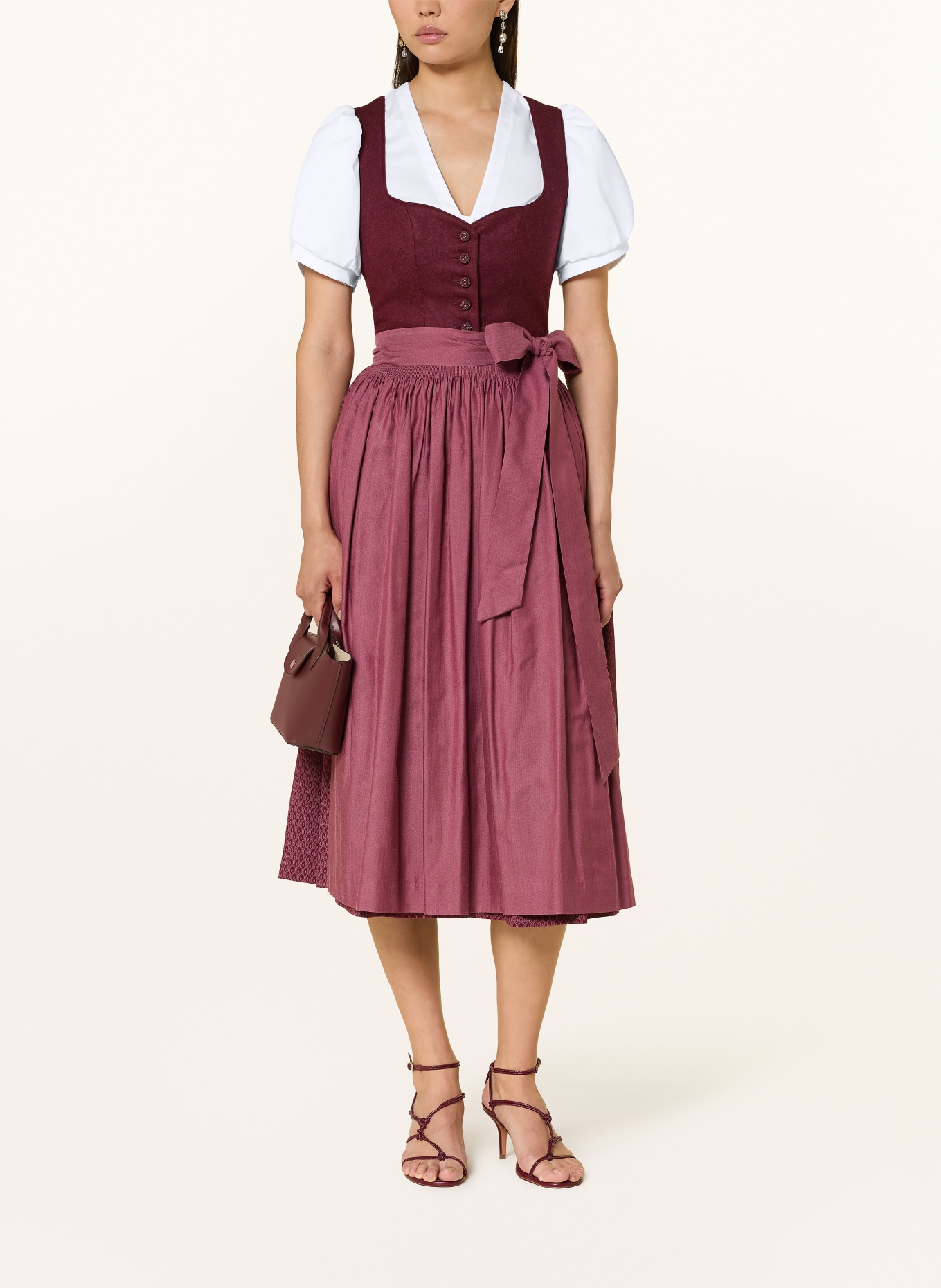 Johann & Johanna Dirndlbluse: WEISS