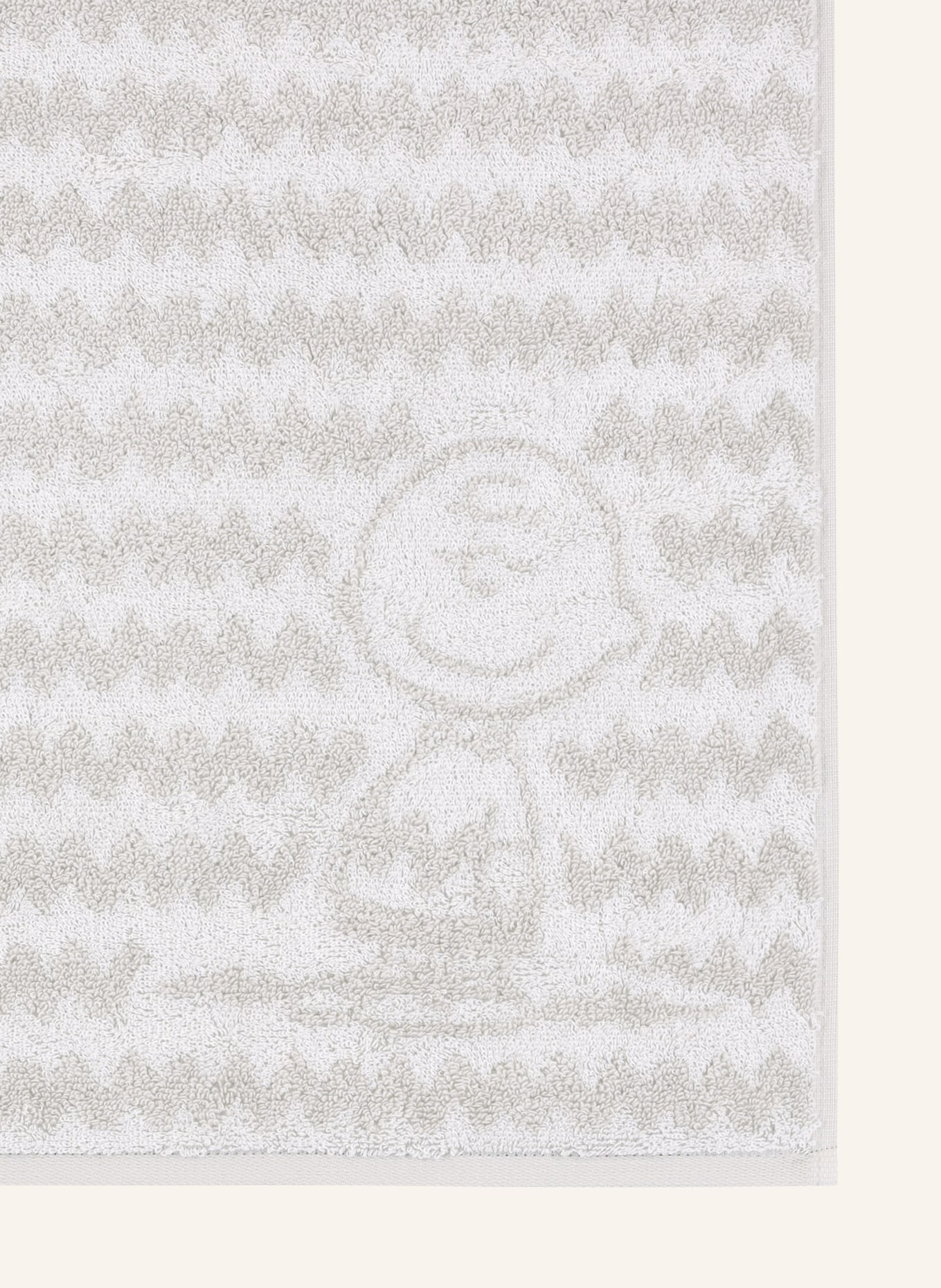 VOSSEN Handtuch CHARLIE BROWN: CREME / GRAU