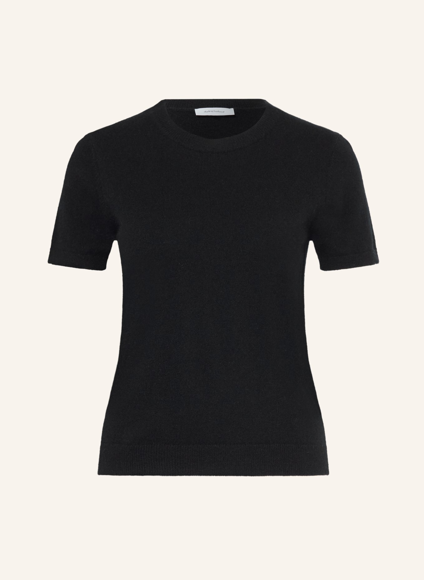 darling harbour Cashmere knit sweater: BLACK