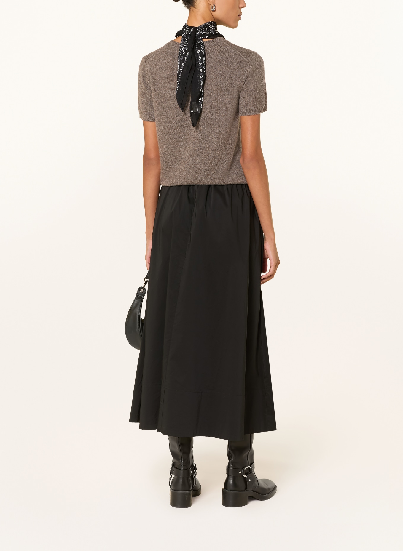 darling harbour Strickshirt aus Cashmere: truffle melange