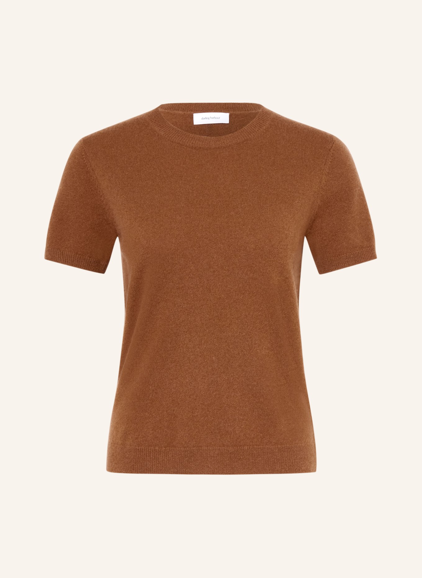 darling harbour Strickshirt aus Cashmere: TOFFEE