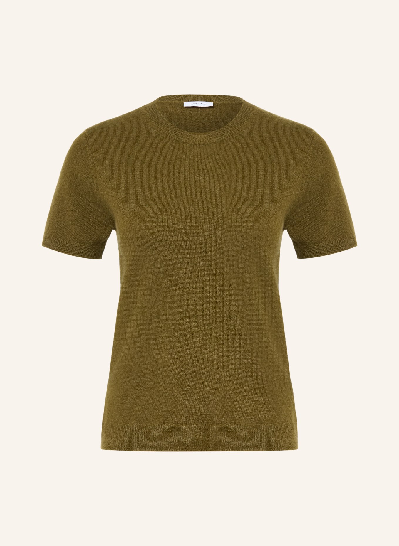 darling harbour Strickshirt aus Cashmere: OLIVE