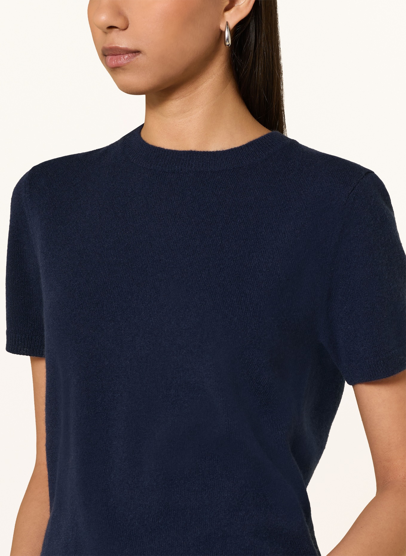 darling harbour Cashmere knit sweater: NAVY