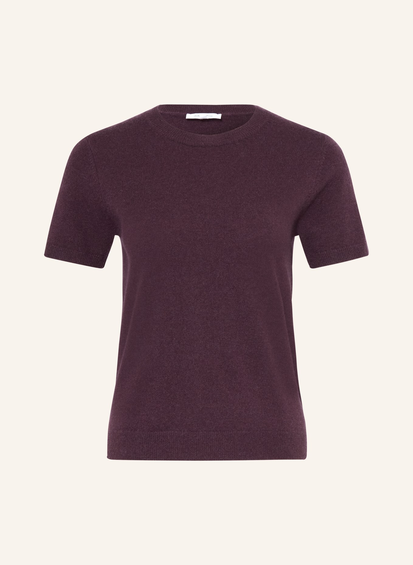 darling harbour Strickshirt aus Cashmere: PLUM