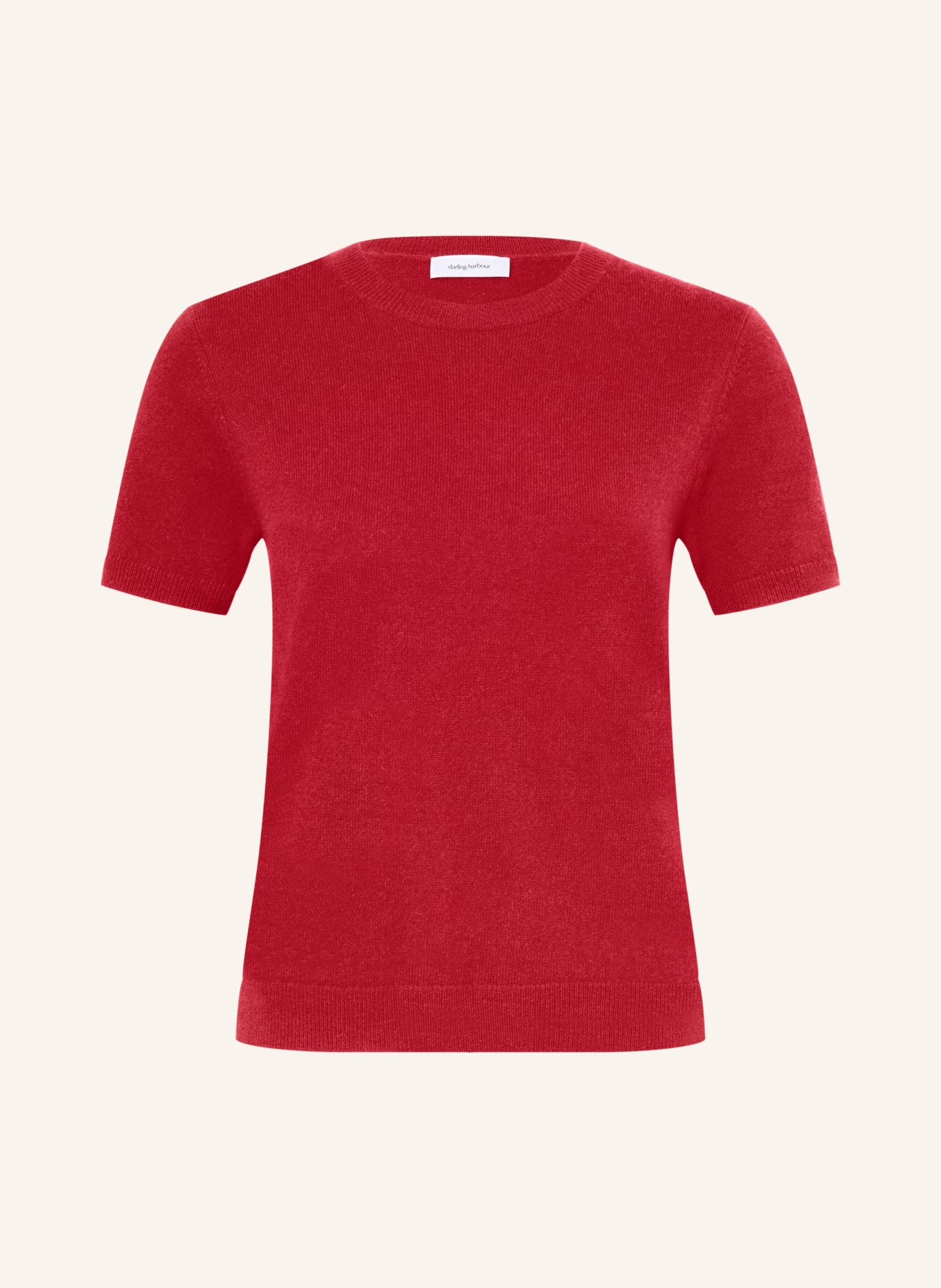 darling harbour Strickshirt aus Cashmere: BRICK RED