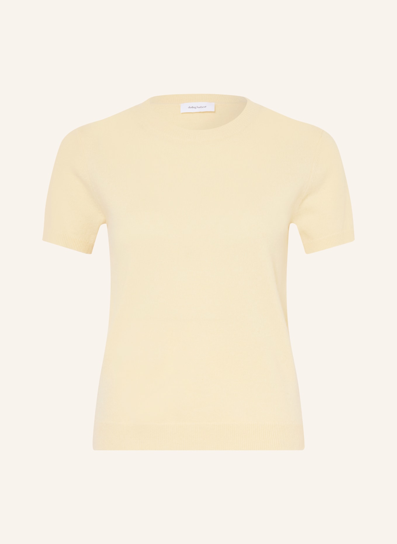 darling harbour Strickshirt aus Cashmere: VANILLA