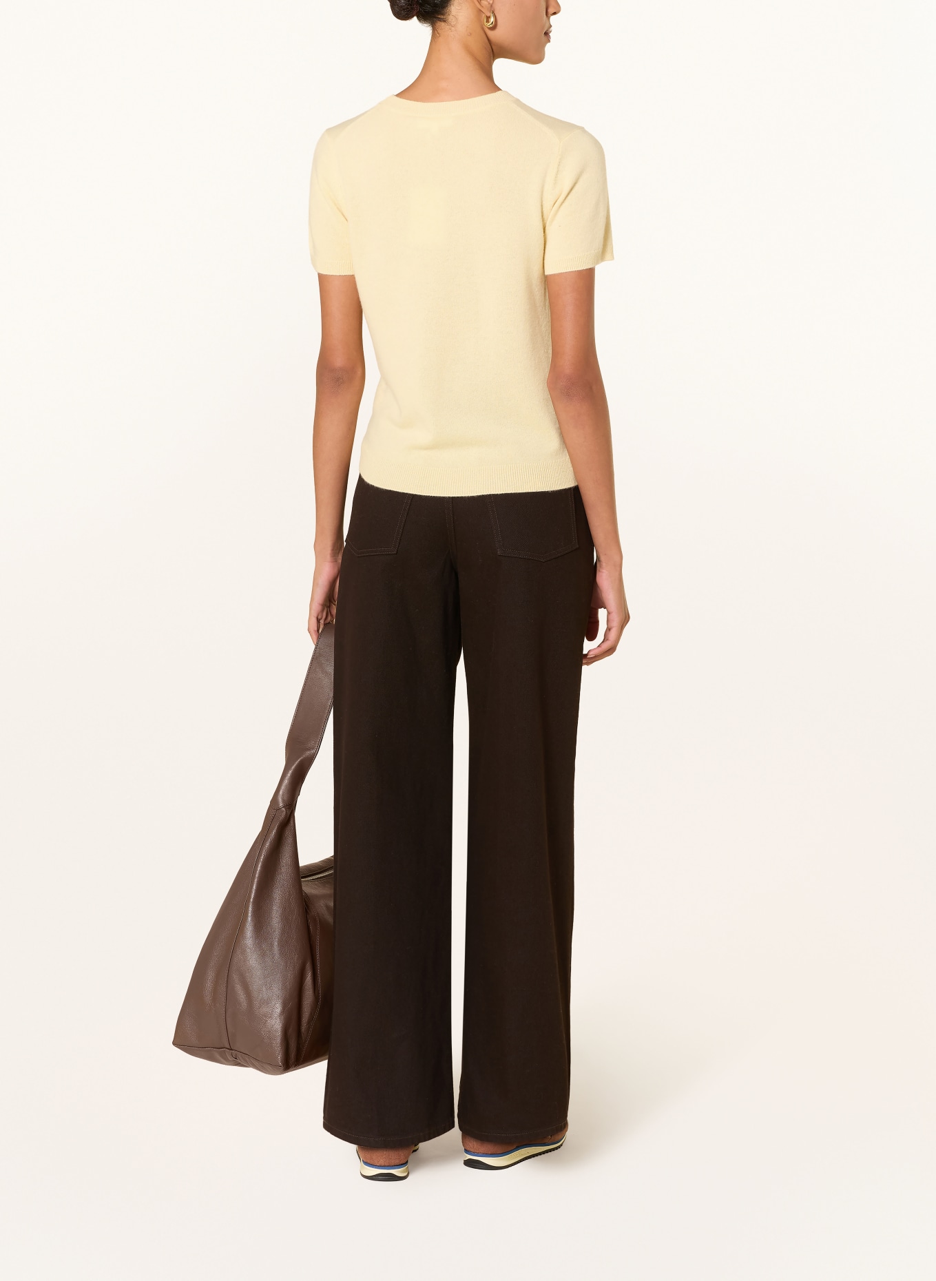 darling harbour Strickshirt aus Cashmere: VANILLA