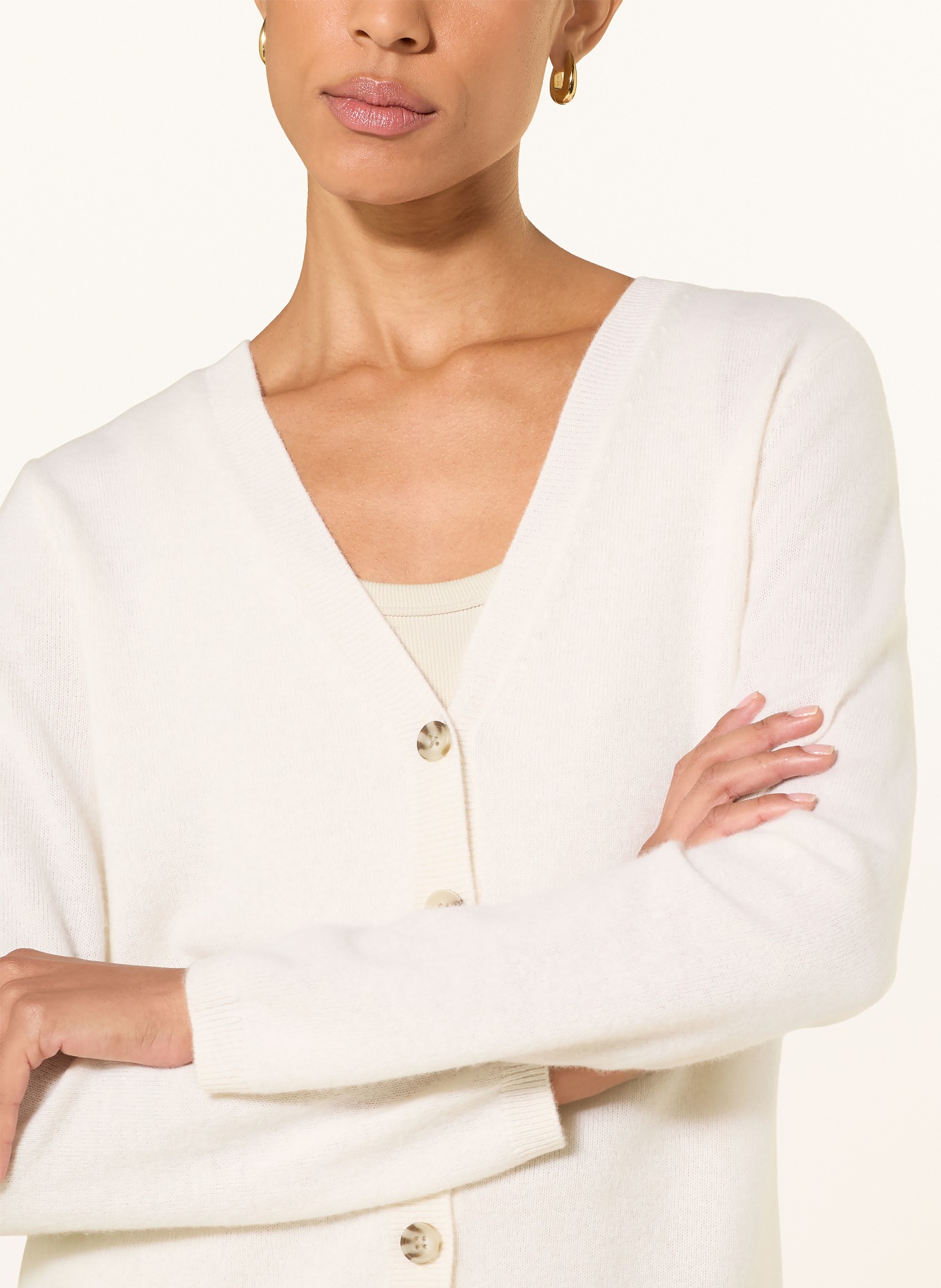 darling harbour Cardigan din cașmir: CREME