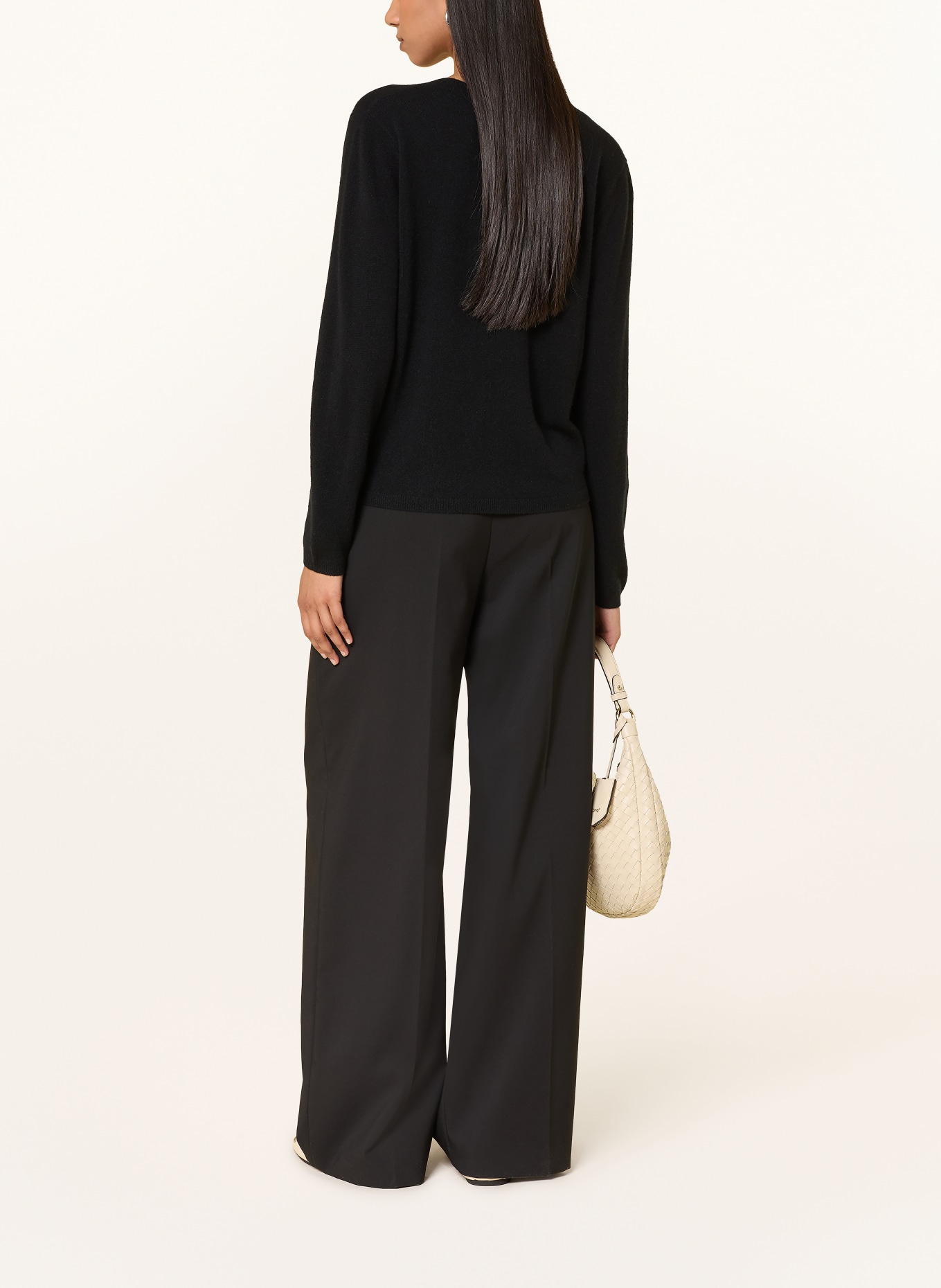 darling harbour Cashmere cardigan: BLACK