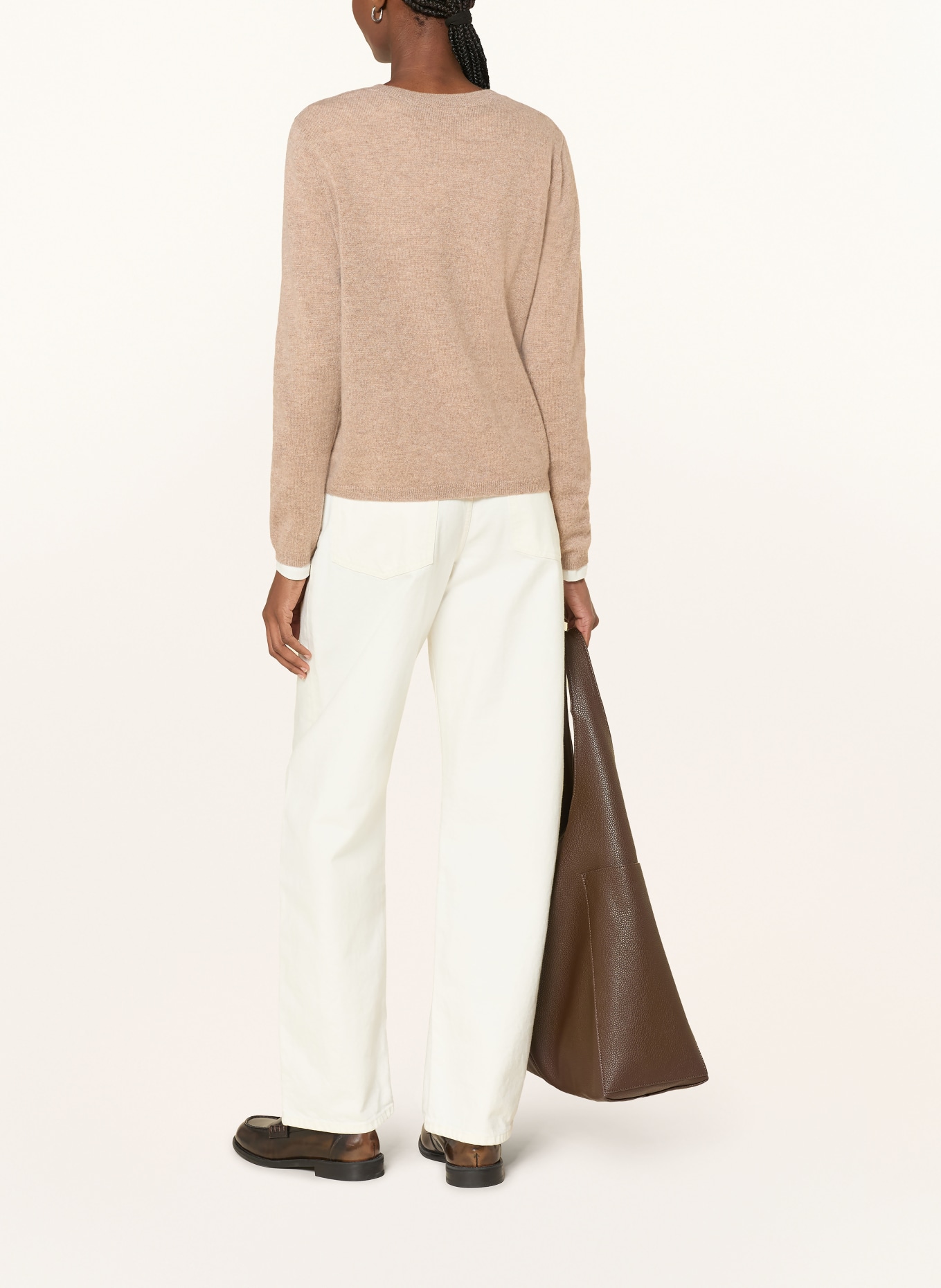 darling harbour Kasjmier vest: GREIGE MELANGE
