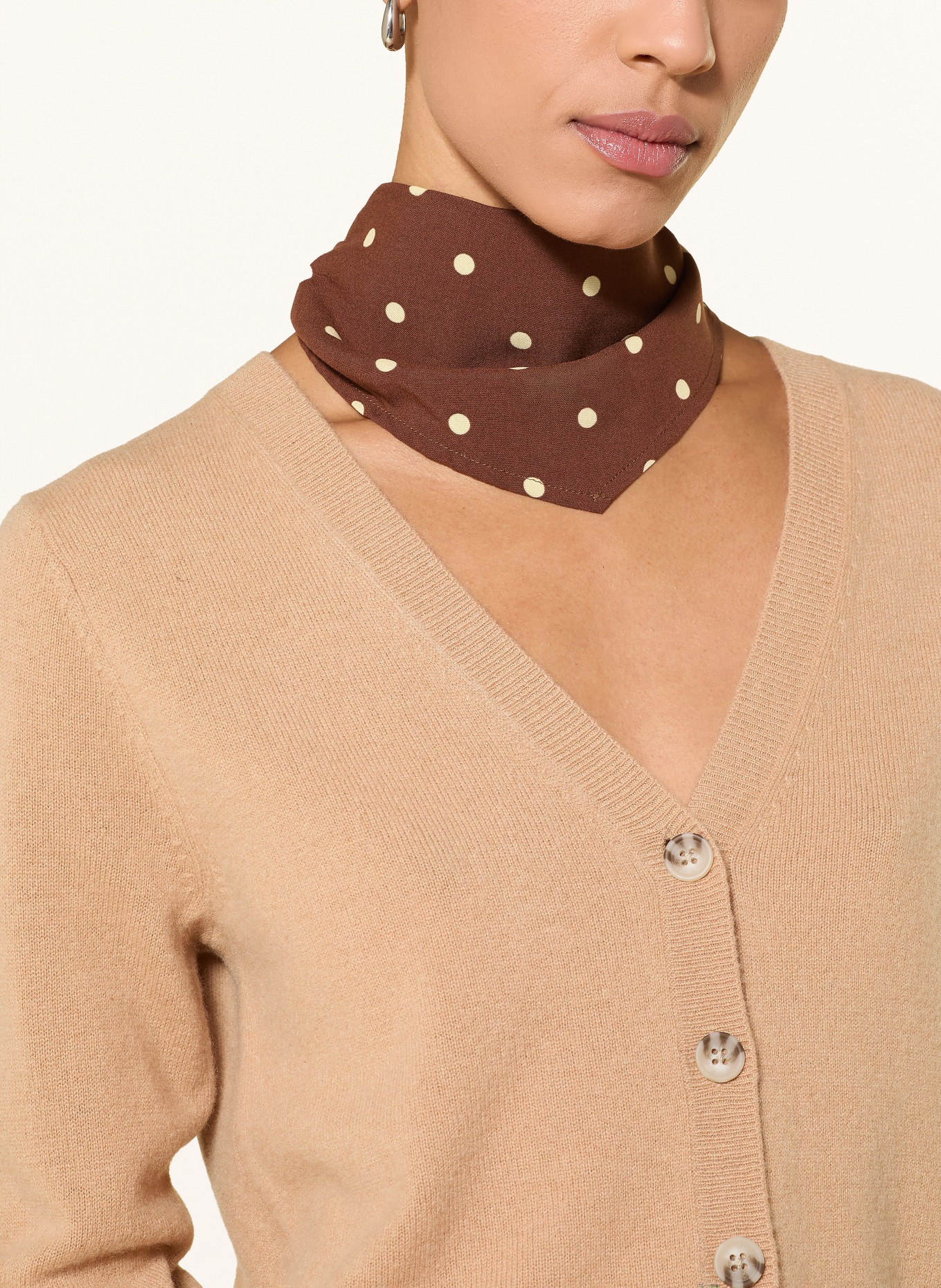 darling harbour Cashmere cardigan: CAMEL